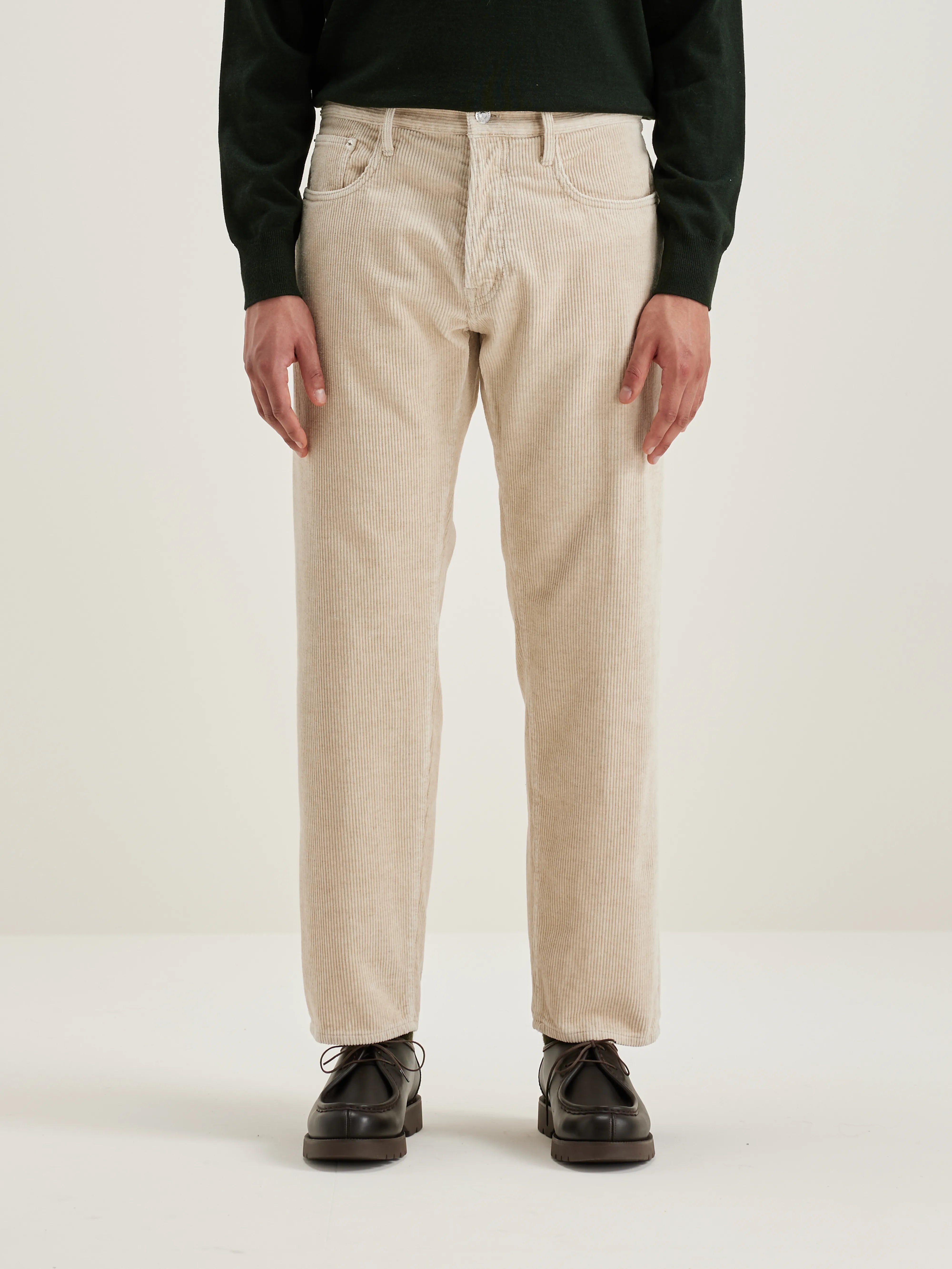 Pantalon Dad-style Percy - Calcaire Pour Homme | Bellerose