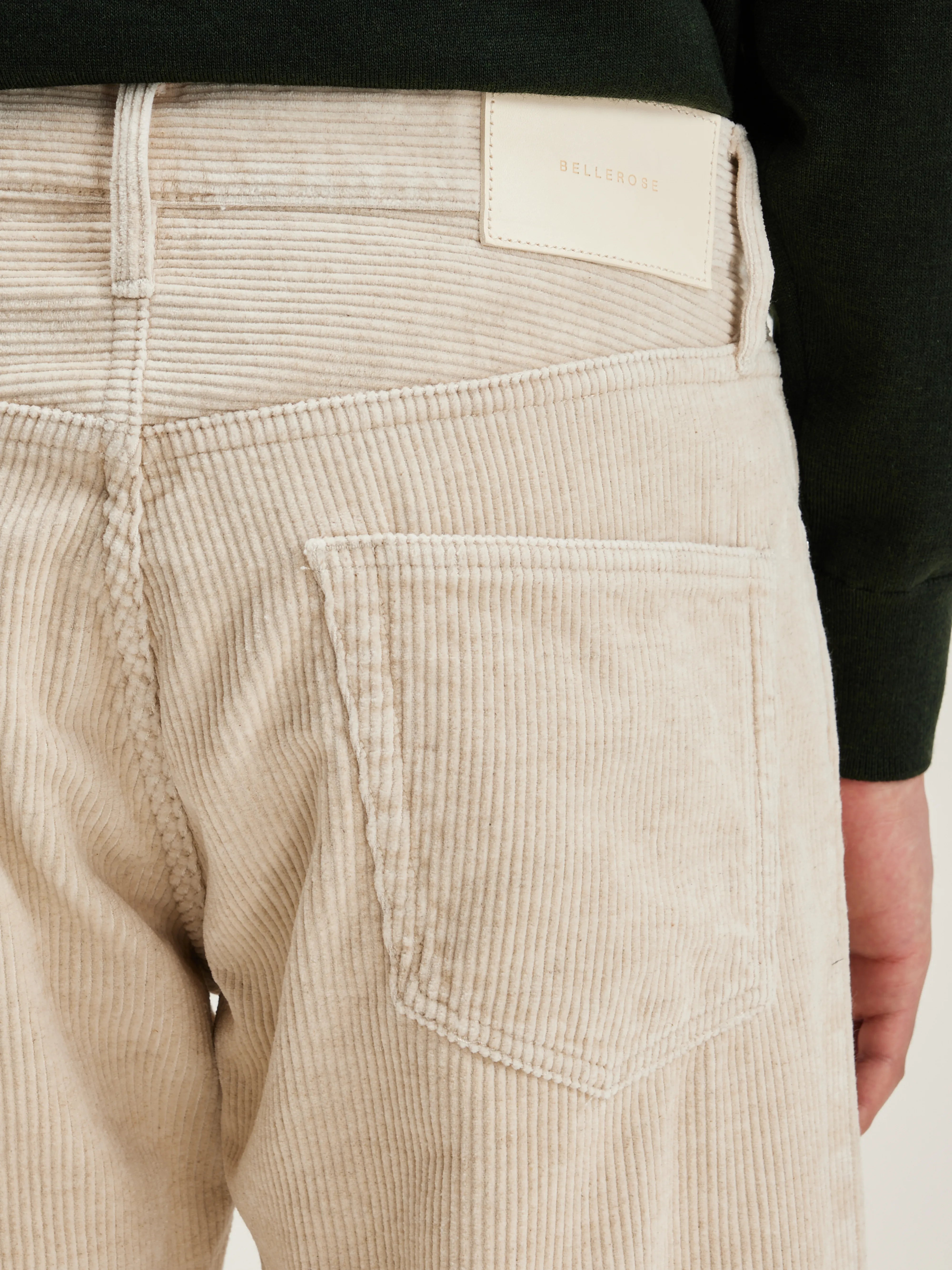 Pantalon Dad-style Percy - Calcaire Pour Homme | Bellerose