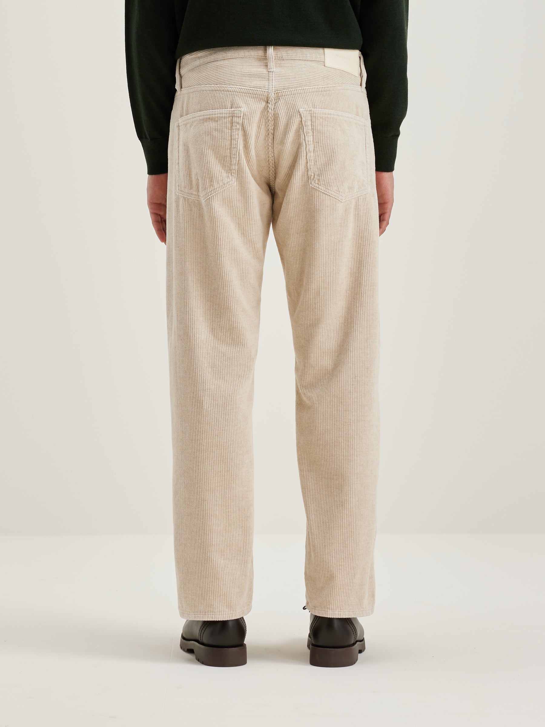 Percy Dad-style Trousers - Calcaire For Men | Bellerose