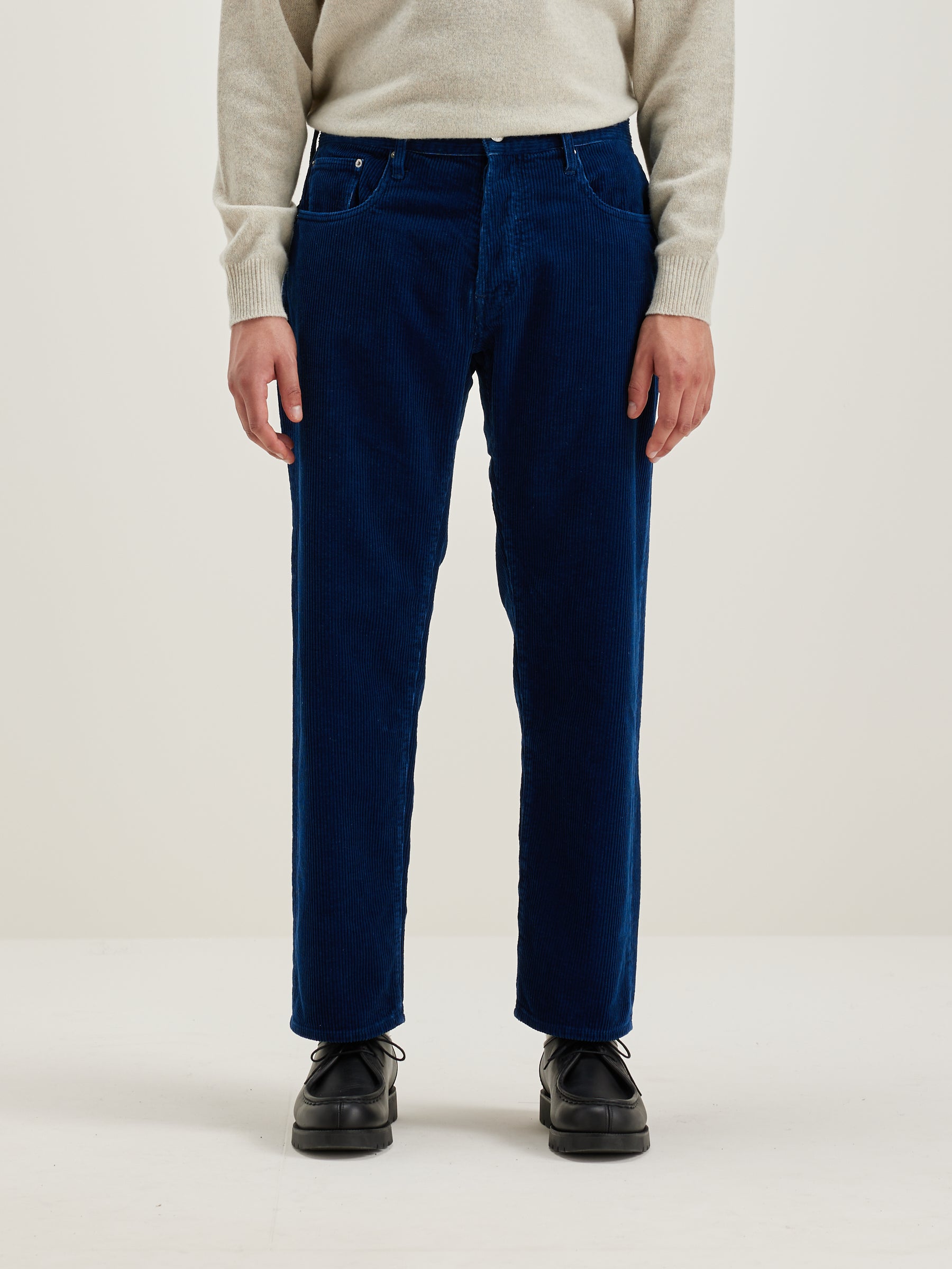 Pantalon Dad-style Percy - Indigo Pour Homme | Bellerose