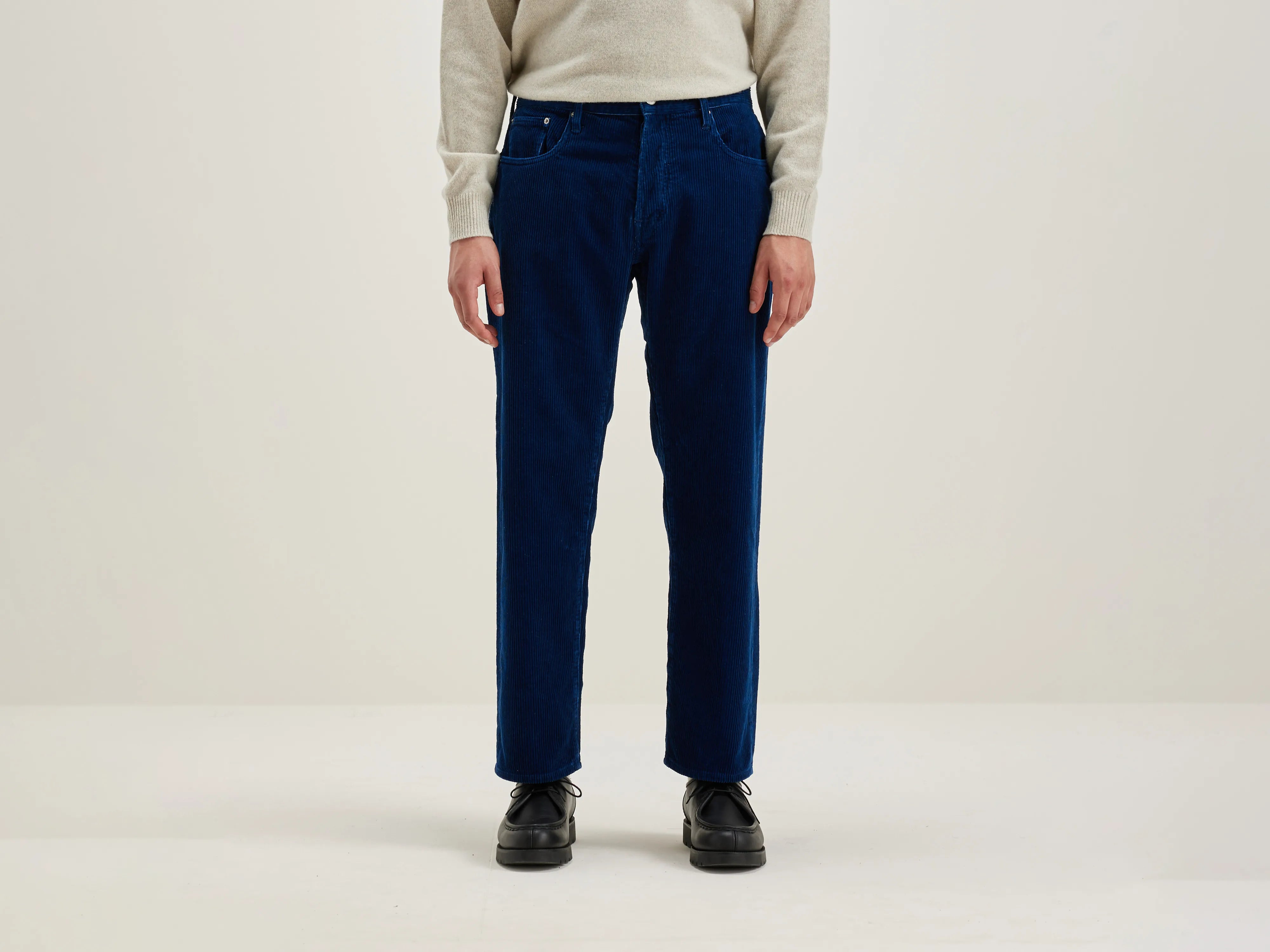 Percy dad-style trousers (242 / M / INDIGO)