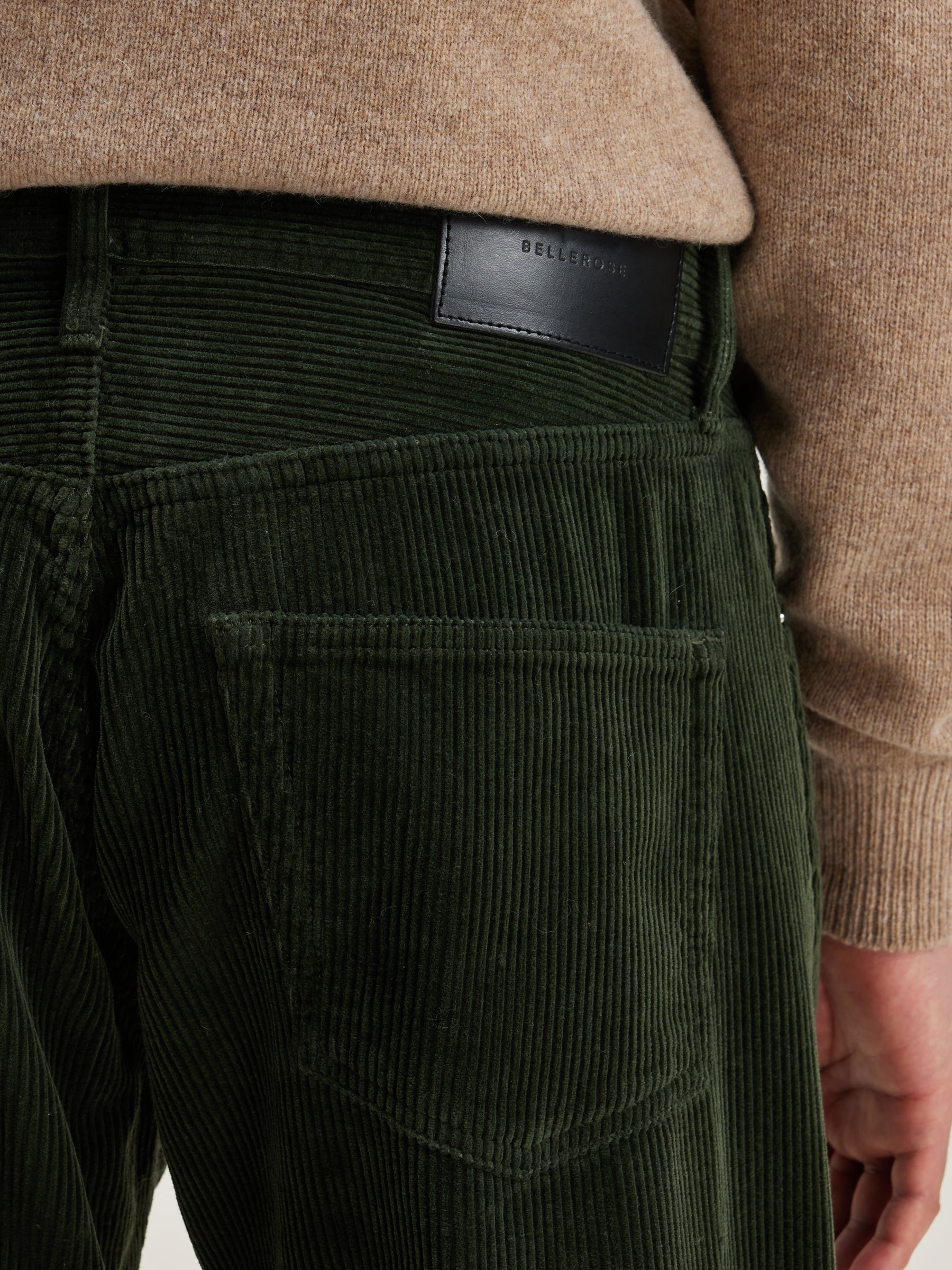 Percy Dad-style Broek - Dark olive Voor Heren | Bellerose