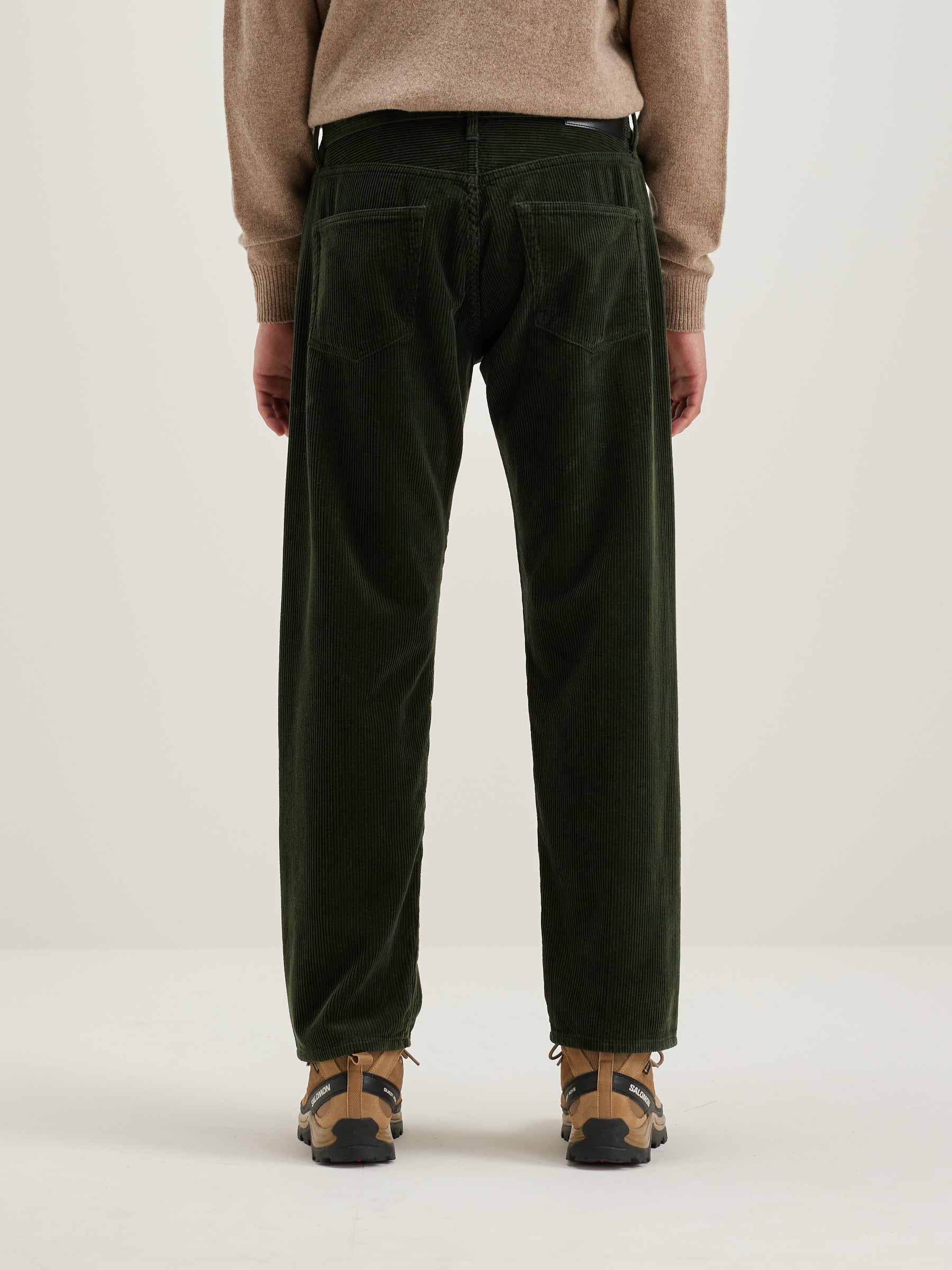 Percy Dad-style Trousers - Dark olive For Men | Bellerose