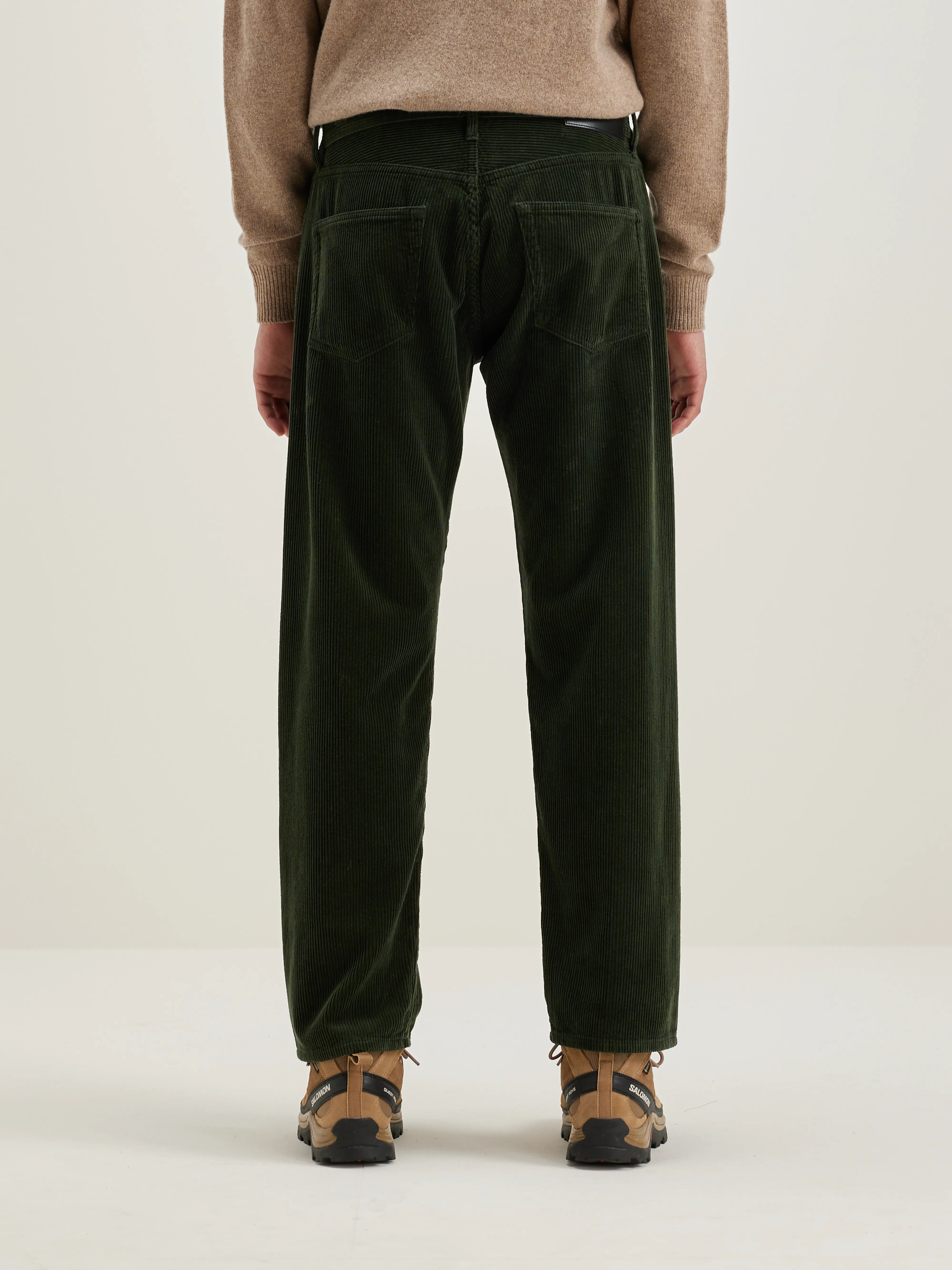 Pantalon Dad-style Percy - Dark olive Pour Homme | Bellerose