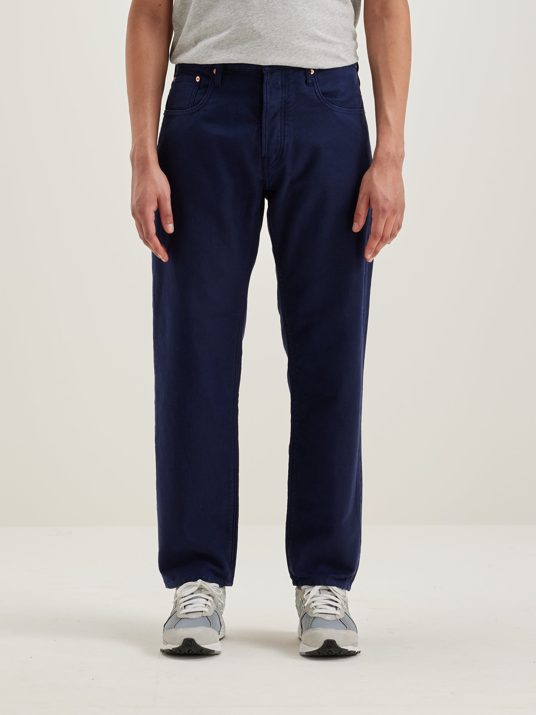 Percy Dad-style Trousers - Ink For Men | Bellerose