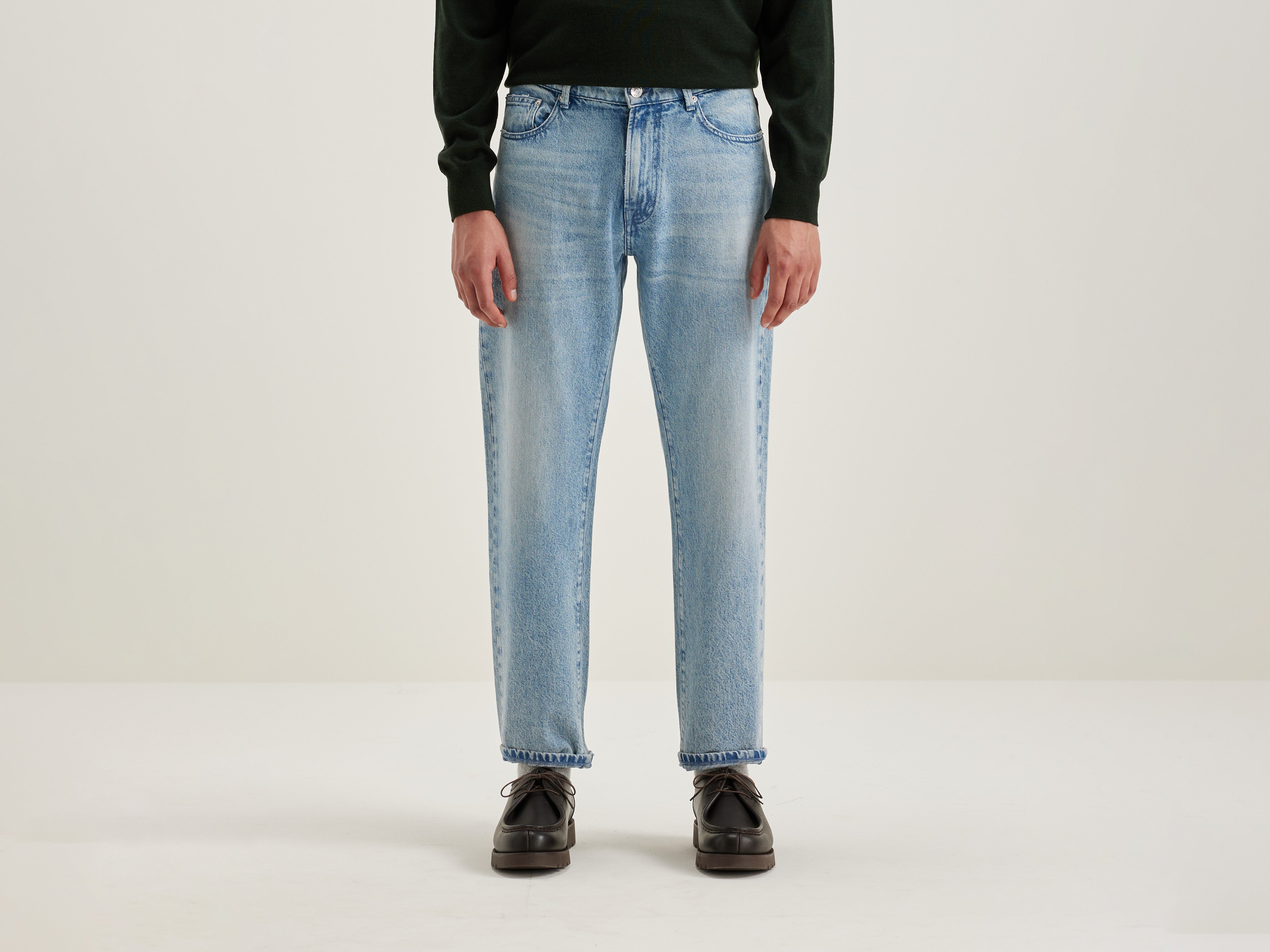 Keegan rechte jeans (242 / M / LT BLUE BLEACH)