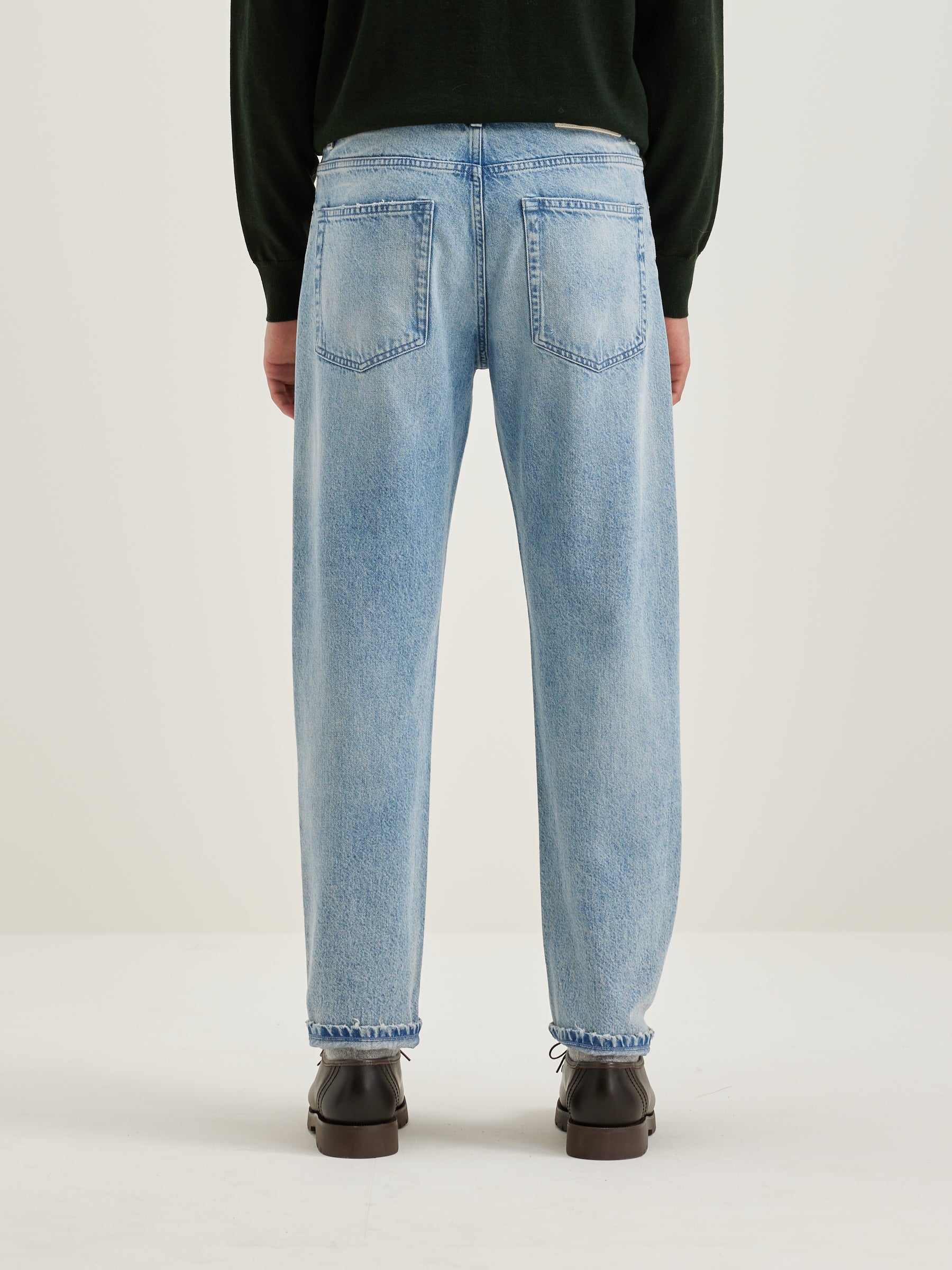 Keegan Straight Jeans - Light blue bleach For Men | Bellerose