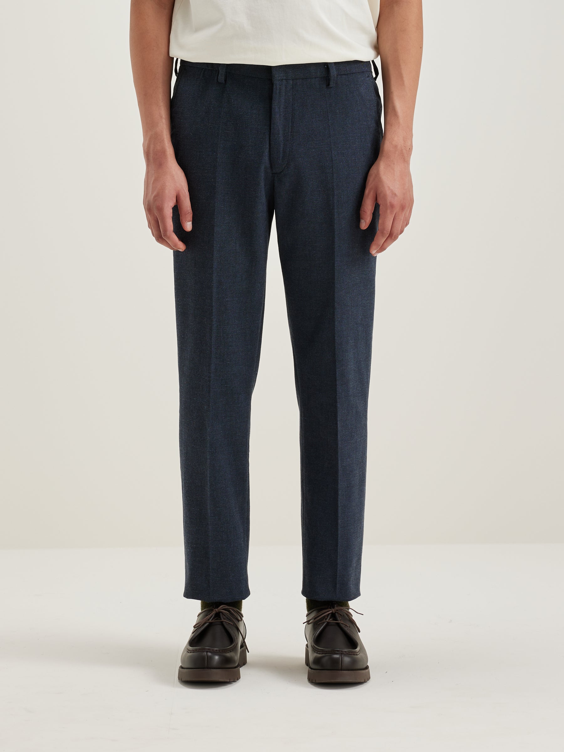 Stanley Slim Broek - Navy Voor Heren | Bellerose