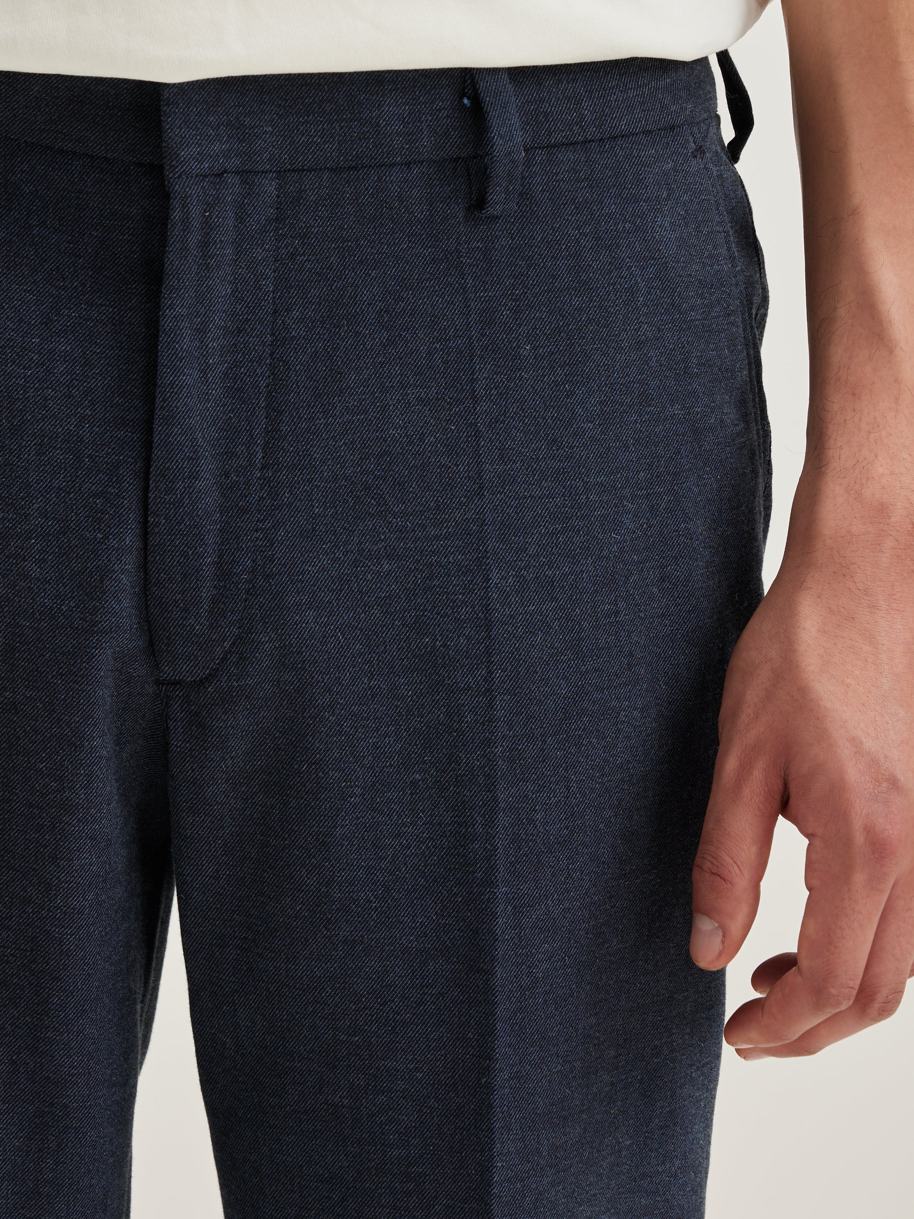 Stanley Slim Broek - Navy Voor Heren | Bellerose