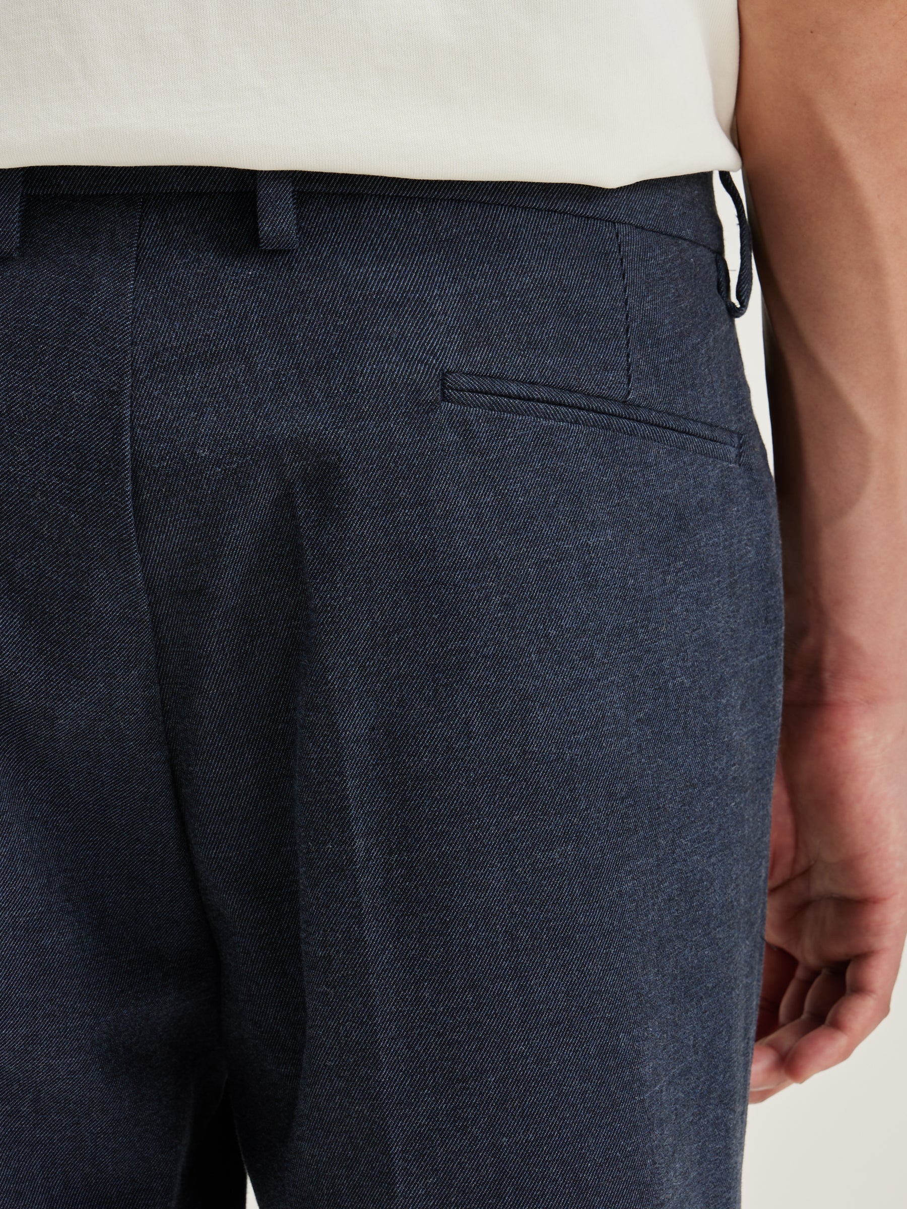 Stanley Slim Broek - Navy Voor Heren | Bellerose