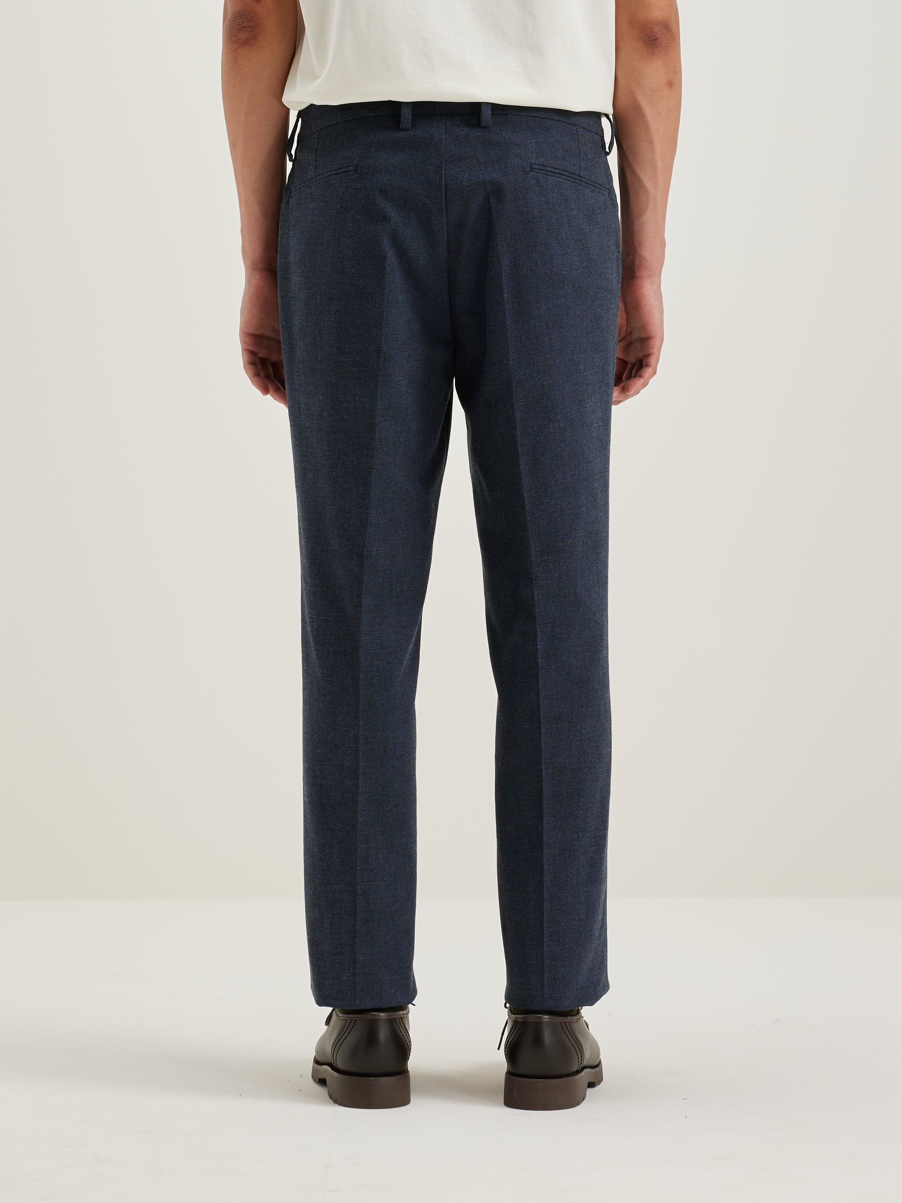 Stanley Slim Broek - Navy Voor Heren | Bellerose