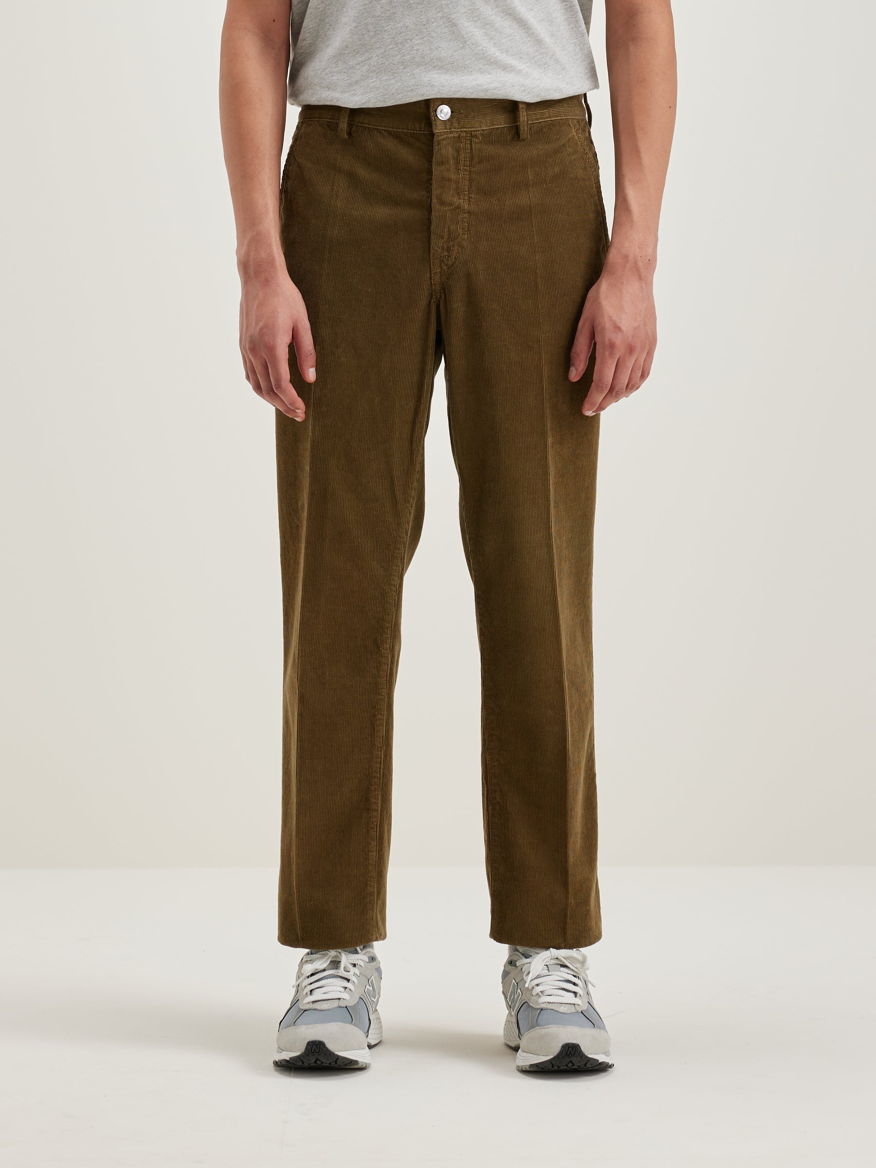 Pen rechte broek (242 / M / MILITARY)