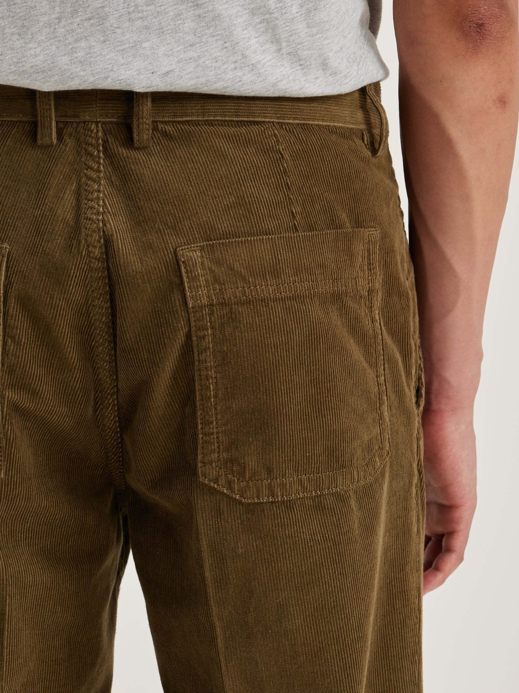 Pen Straight Trousers - Military For Men | Bellerose