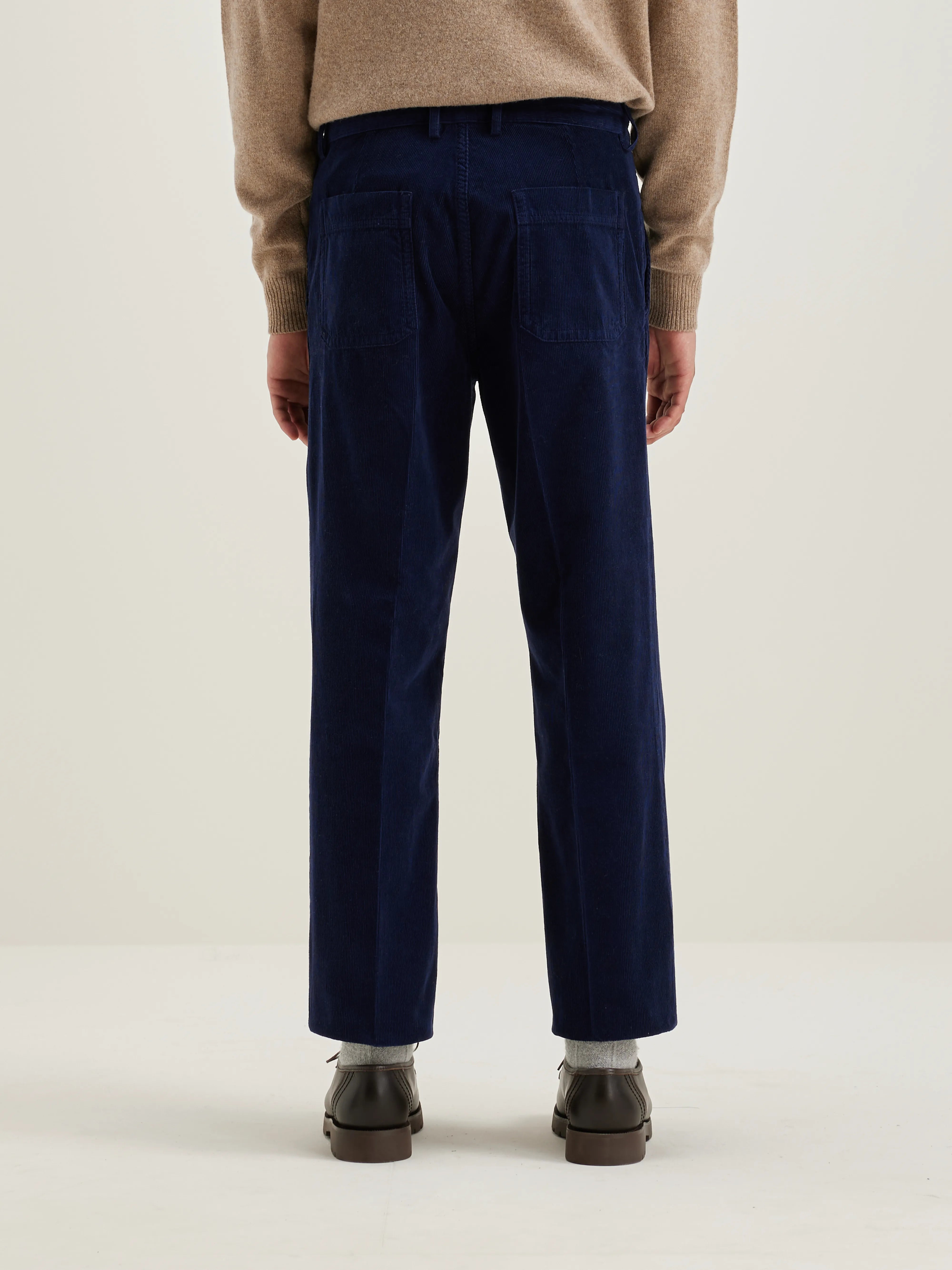 Pen Straight Trousers - Naval For Men | Bellerose