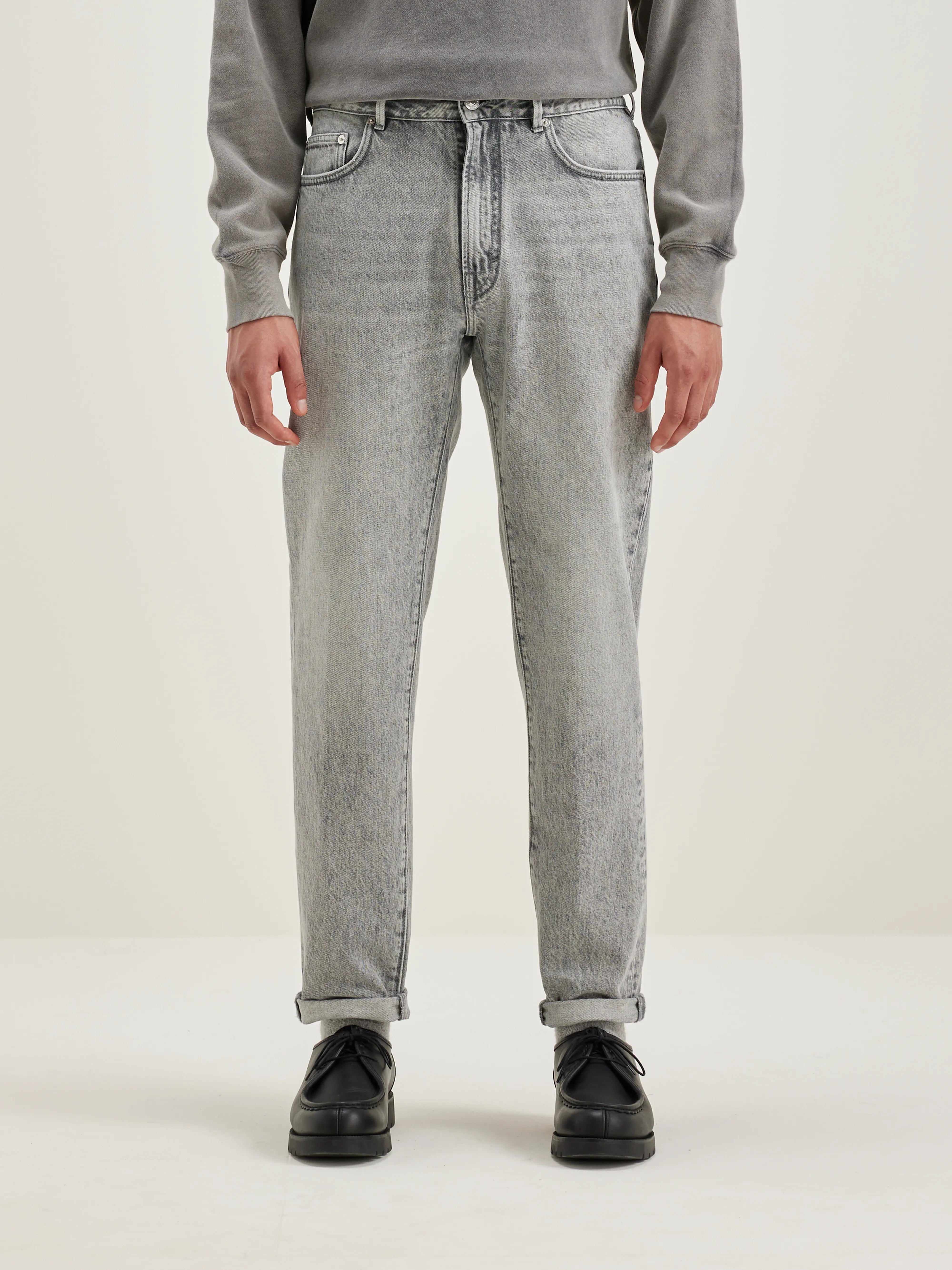 Jean Fuselé Peeg - Used grey Pour Homme | Bellerose