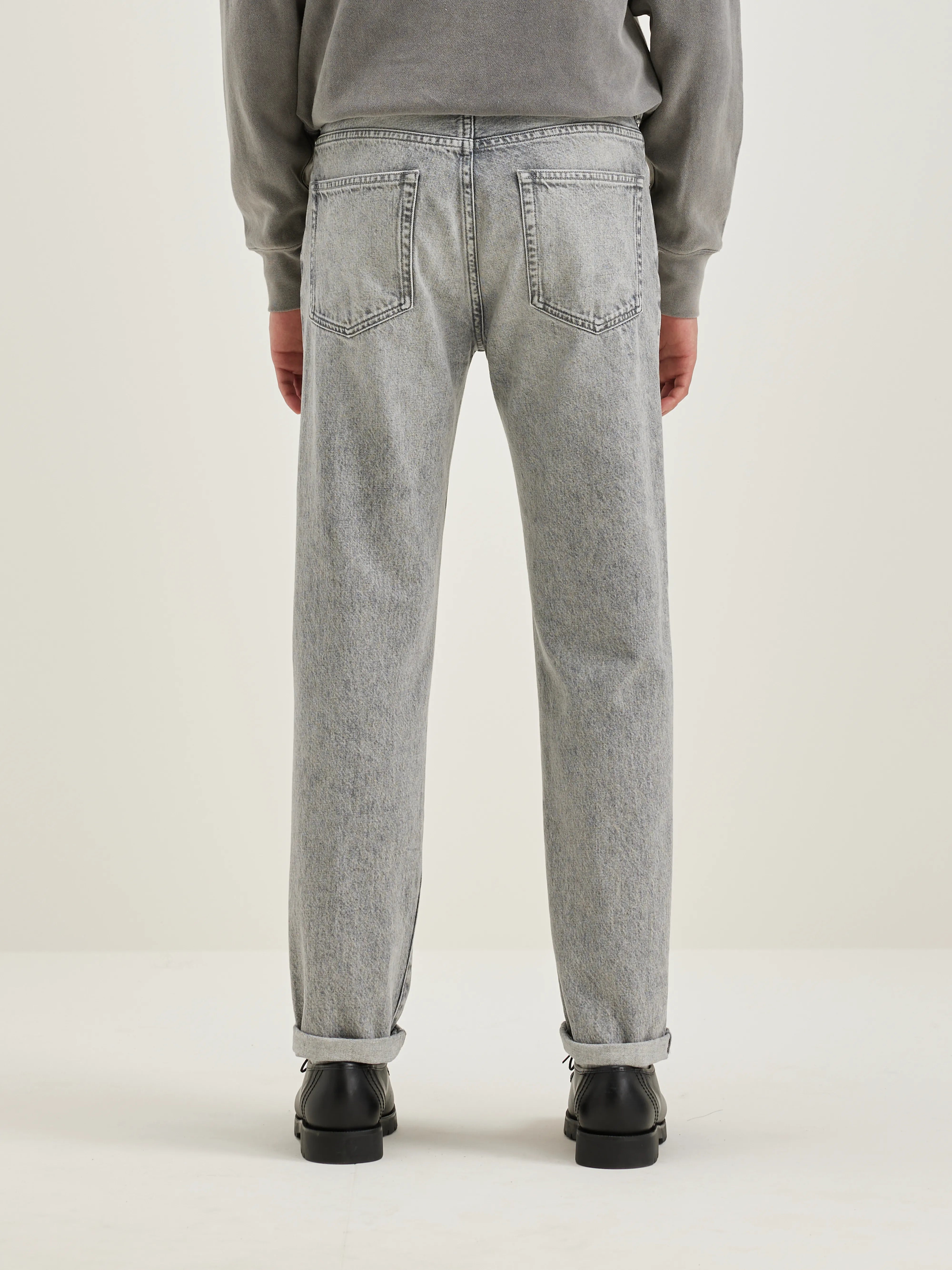 Peeg Tapered Jeans - Used grey Voor Heren | Bellerose