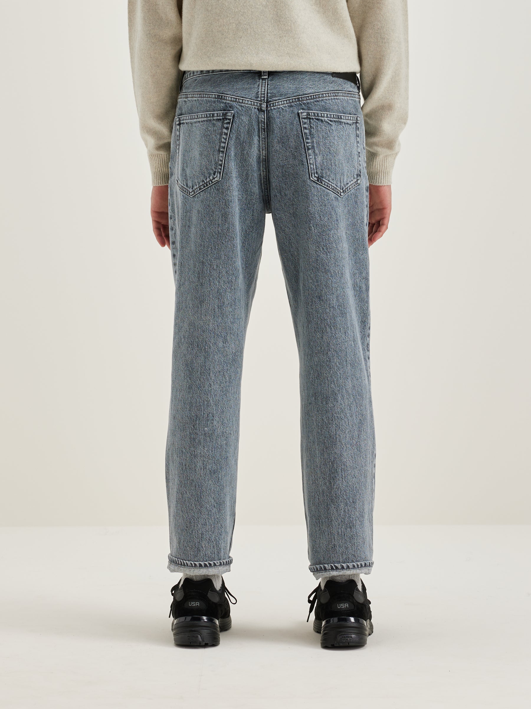 Porter Tapered Jeans - Used medium blue For Men | Bellerose