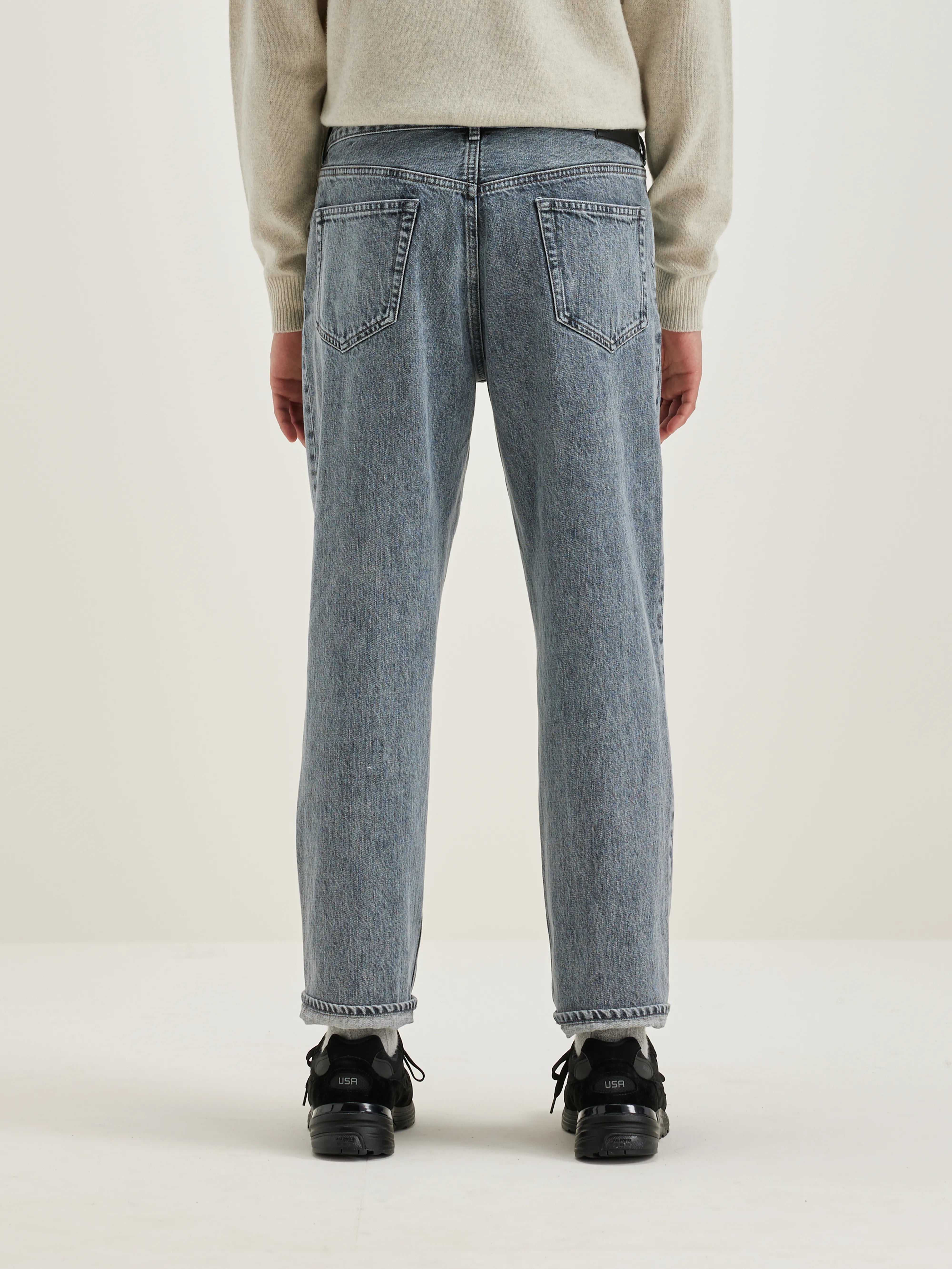 Porter Tapered Jeans - Used medium blue Voor Heren | Bellerose