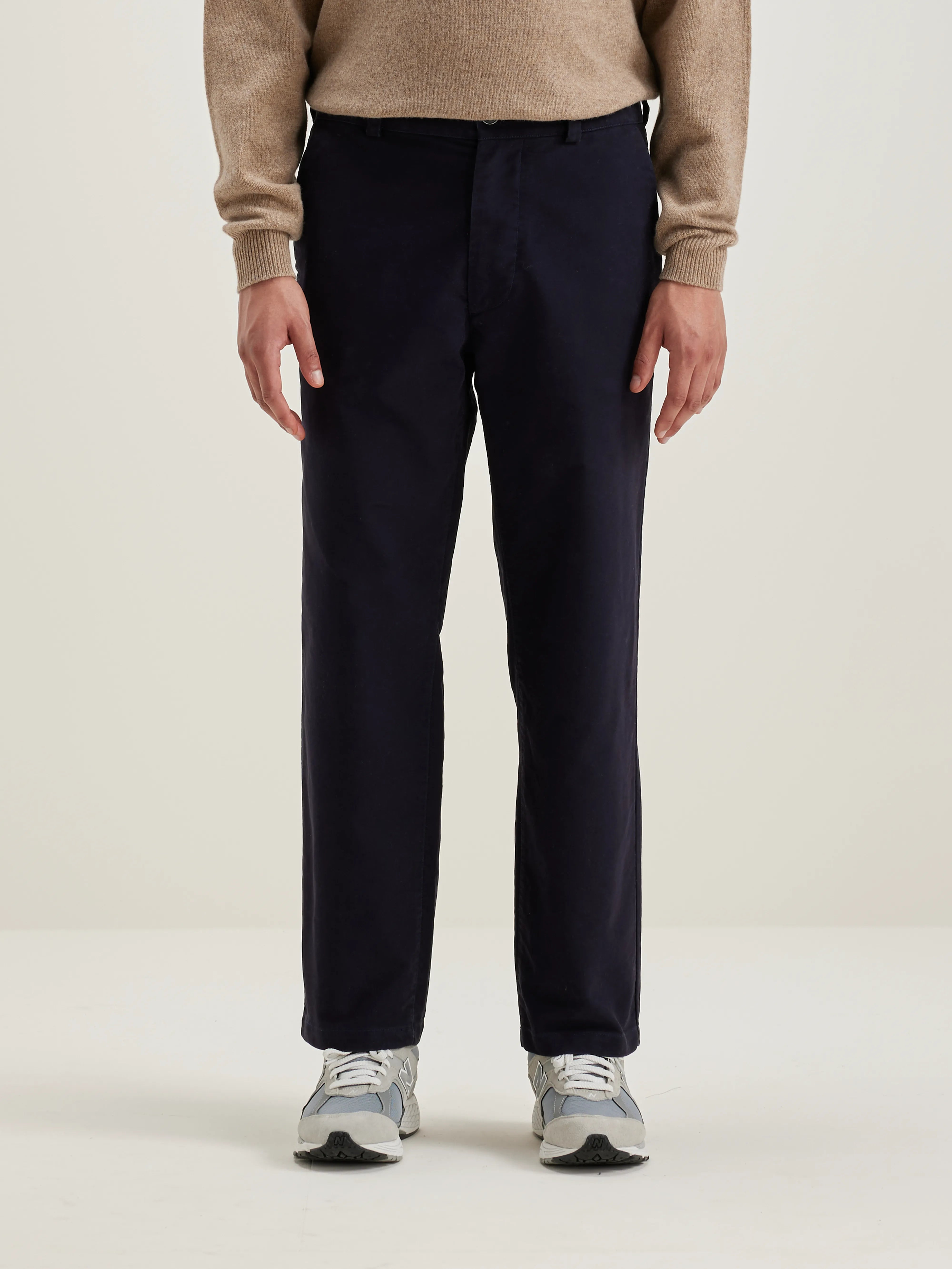 Jaggot Straight Trousers - Black blue For Men | Bellerose