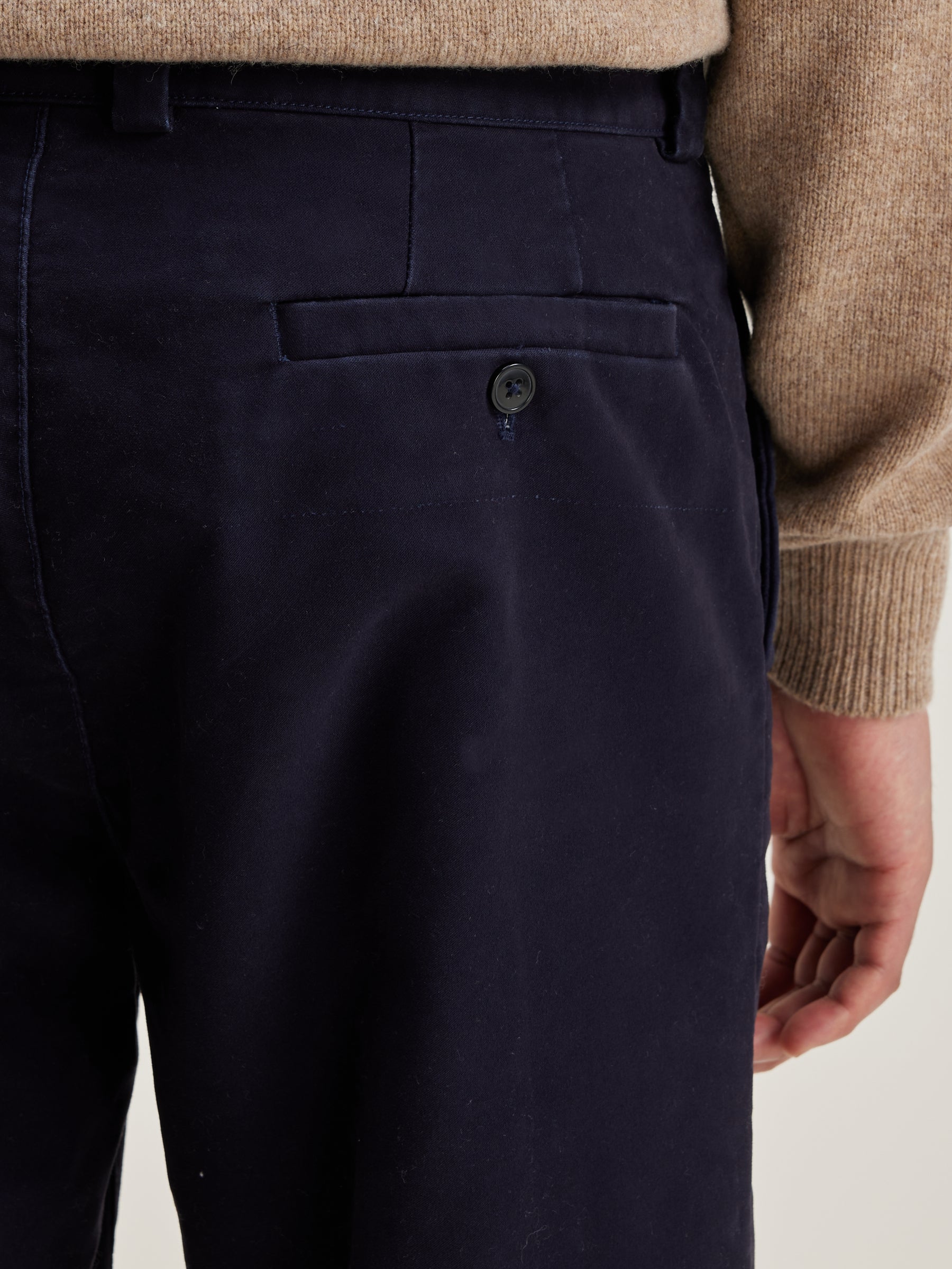 Jaggot Straight Trousers - Black blue For Men | Bellerose