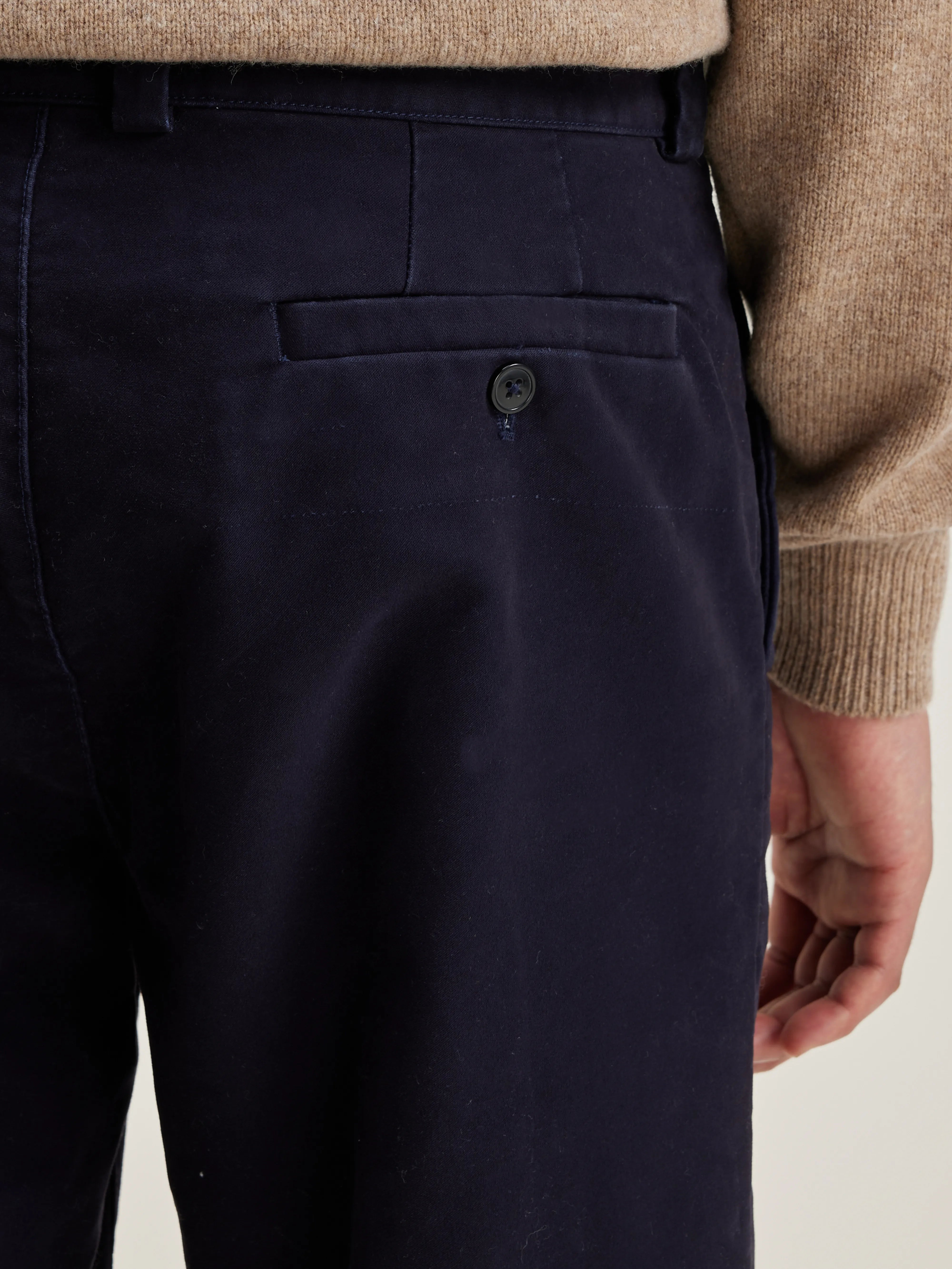 Jaggot straight trousers (242 / M / BLACK BLUE)