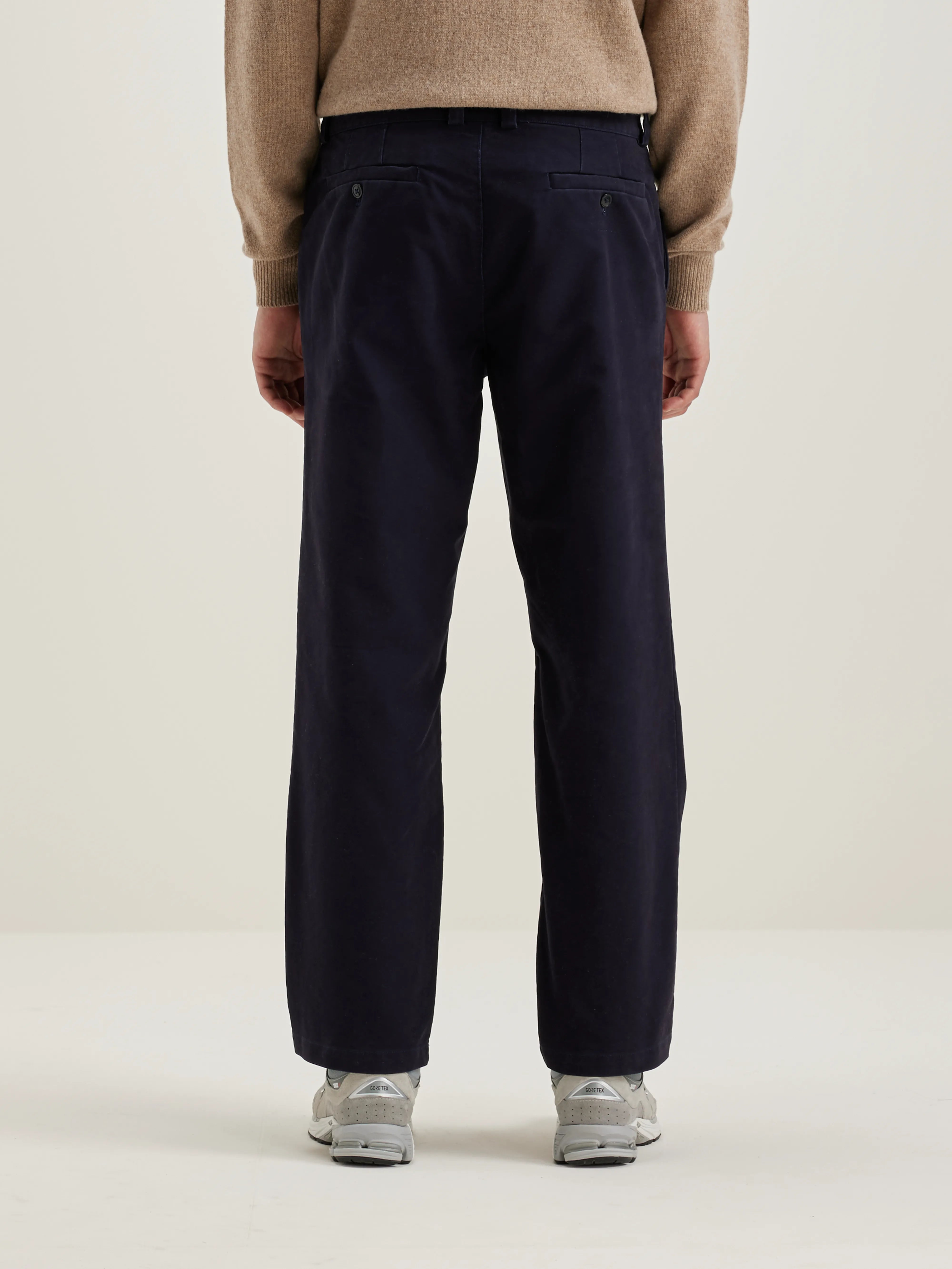 Jaggot Straight Trousers - Black blue For Men | Bellerose