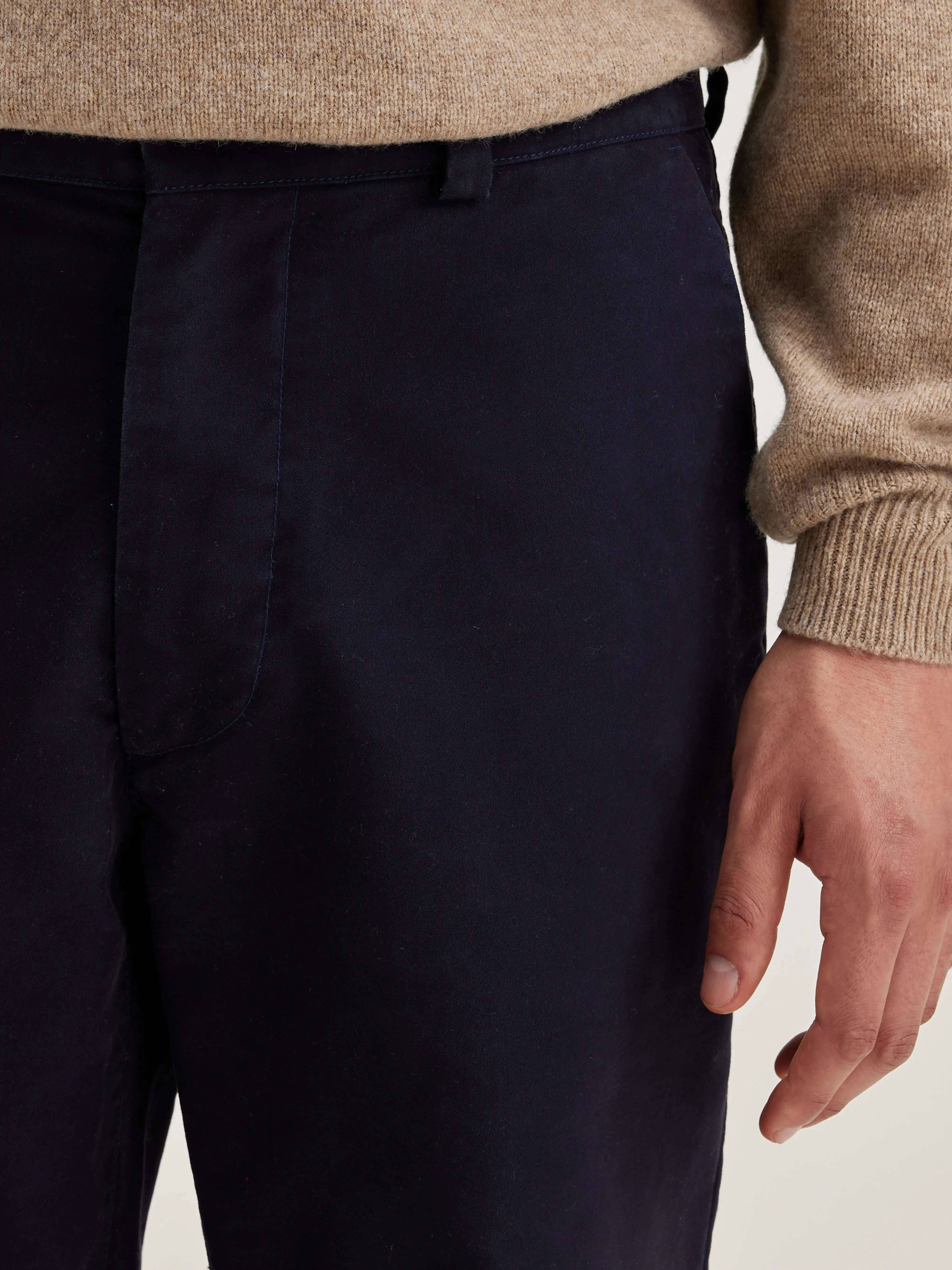 Jaggot Straight Trousers - Black blue For Men | Bellerose