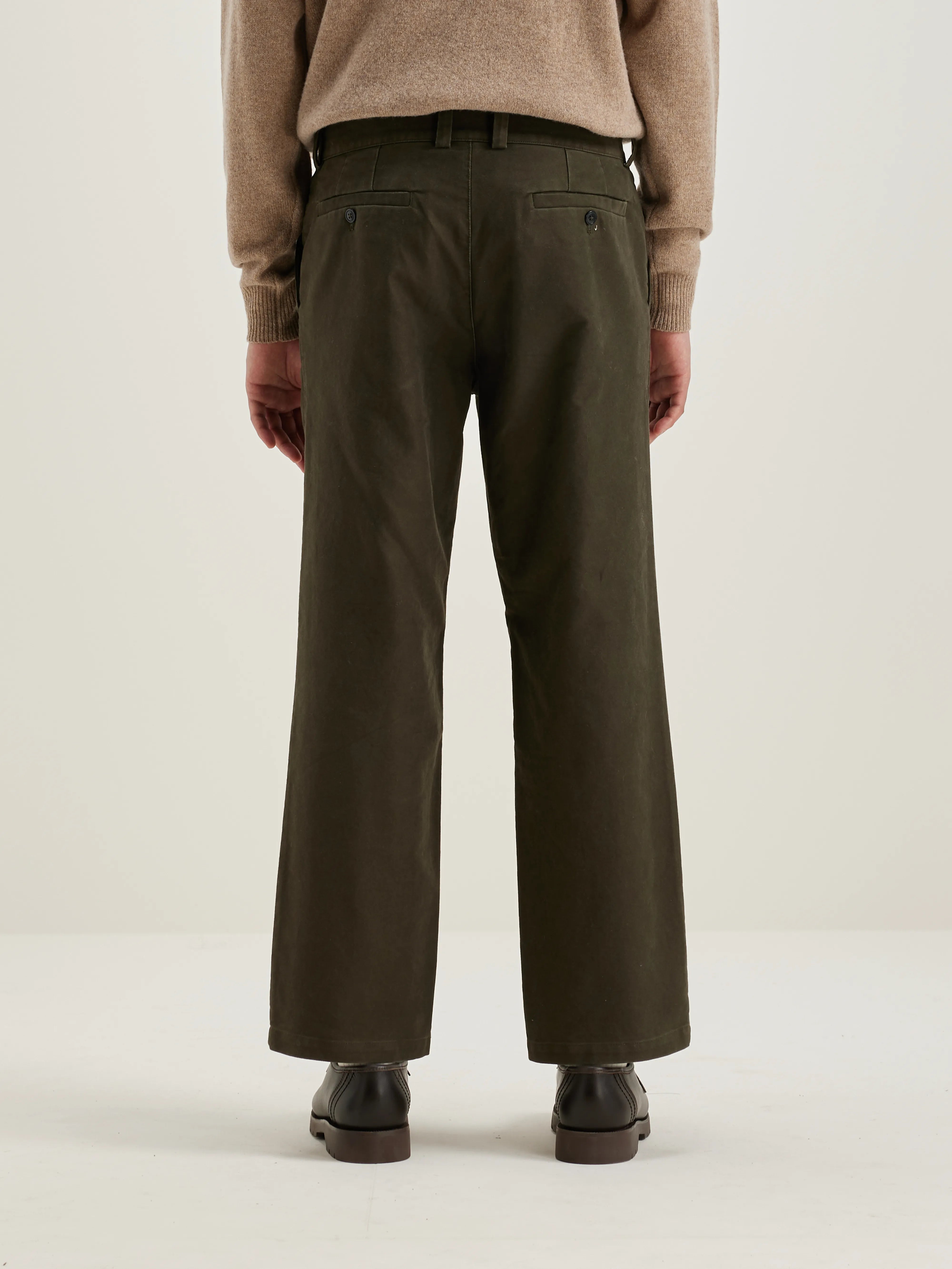 Pantalon Droit Jaggot - Dark olive Pour Homme | Bellerose