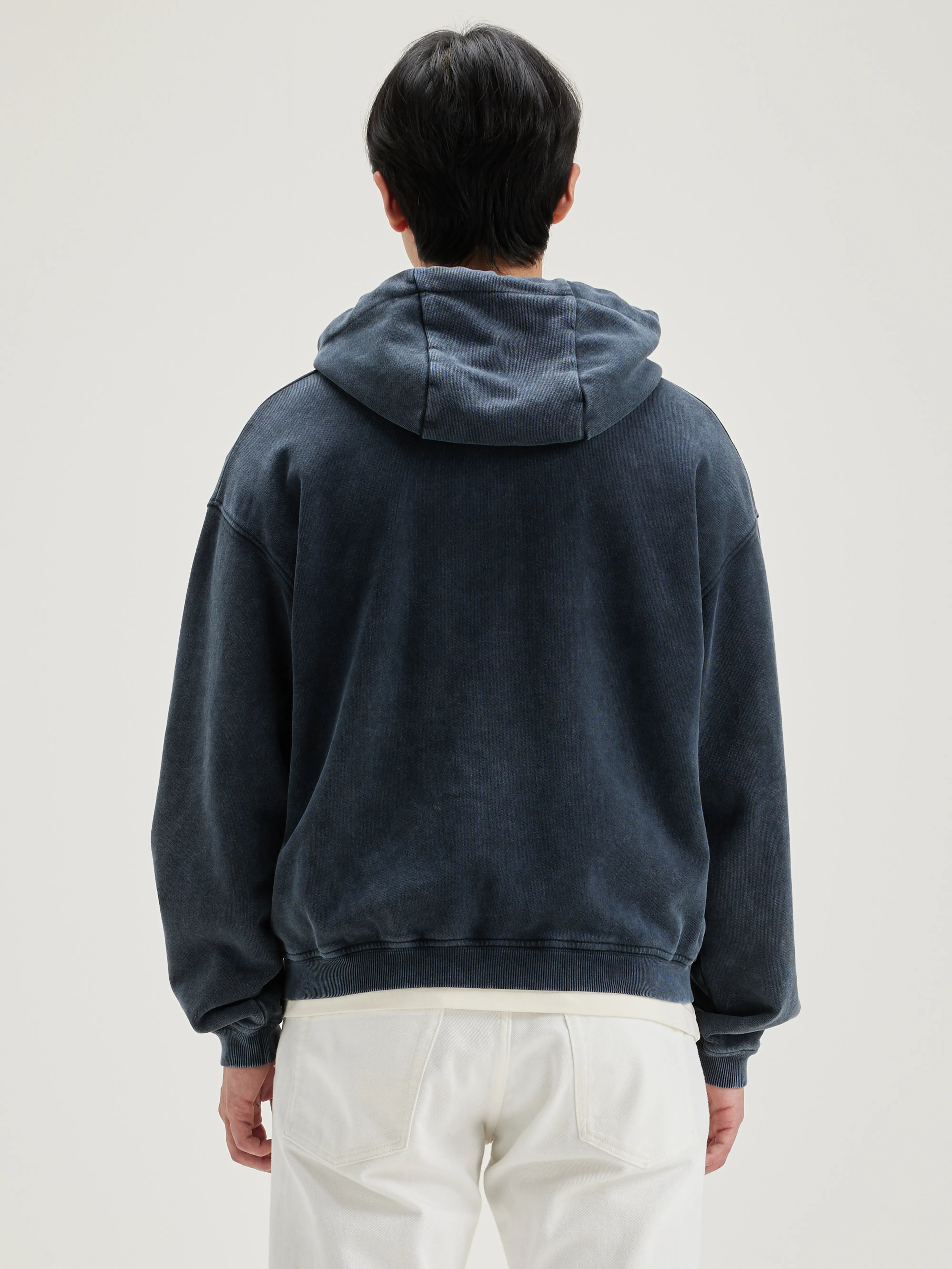 Falkon Hoodie Met Rits - Black blue Voor Heren | Bellerose