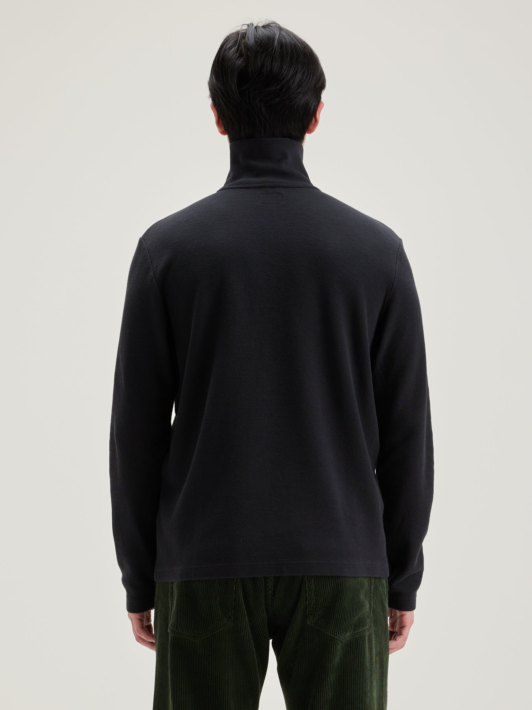 Spence Zipped-collar T-shirt - Navy For Men | Bellerose