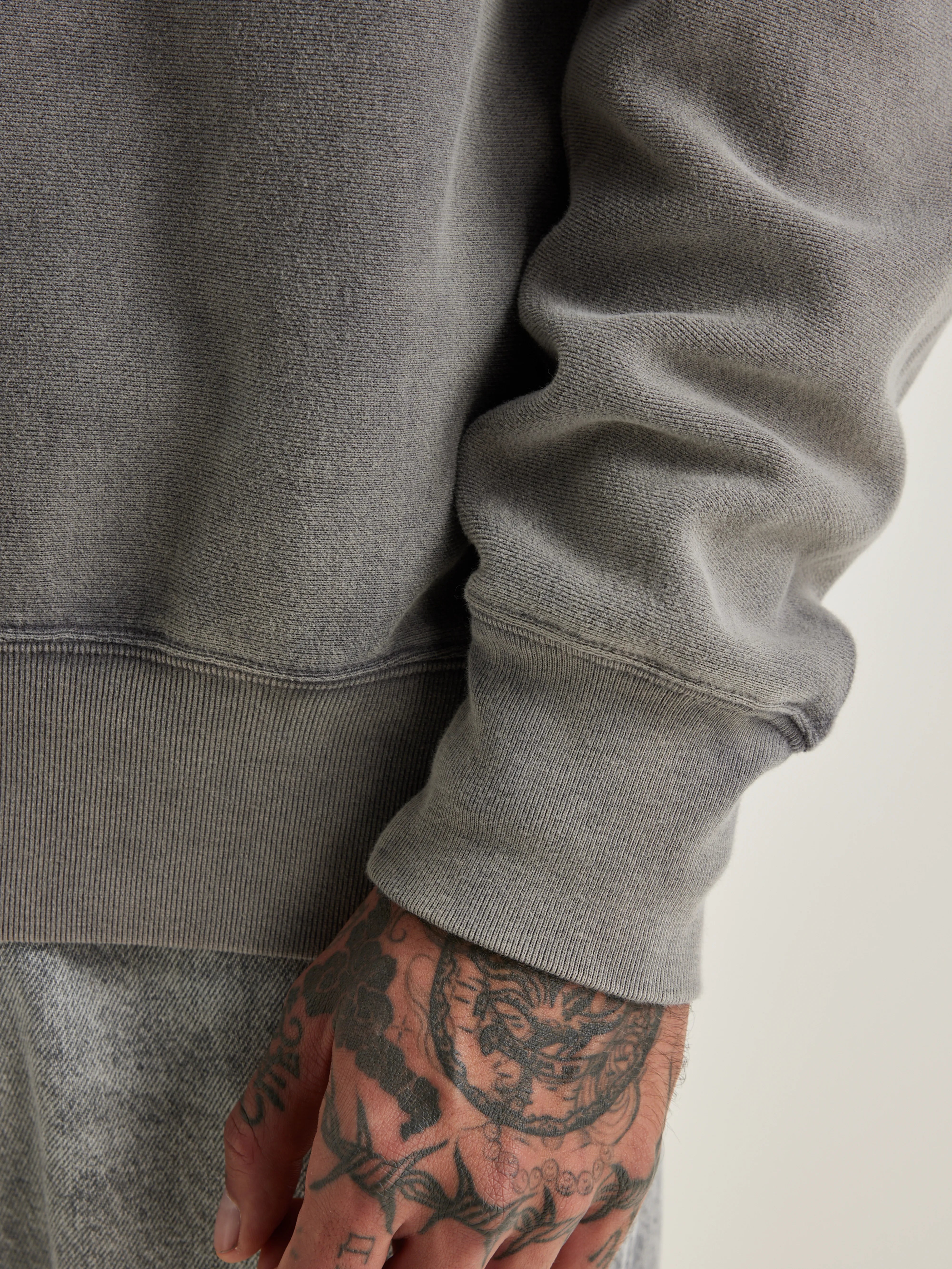 Sweatshirt col rond Flake (242 / M / DEEP GREY)