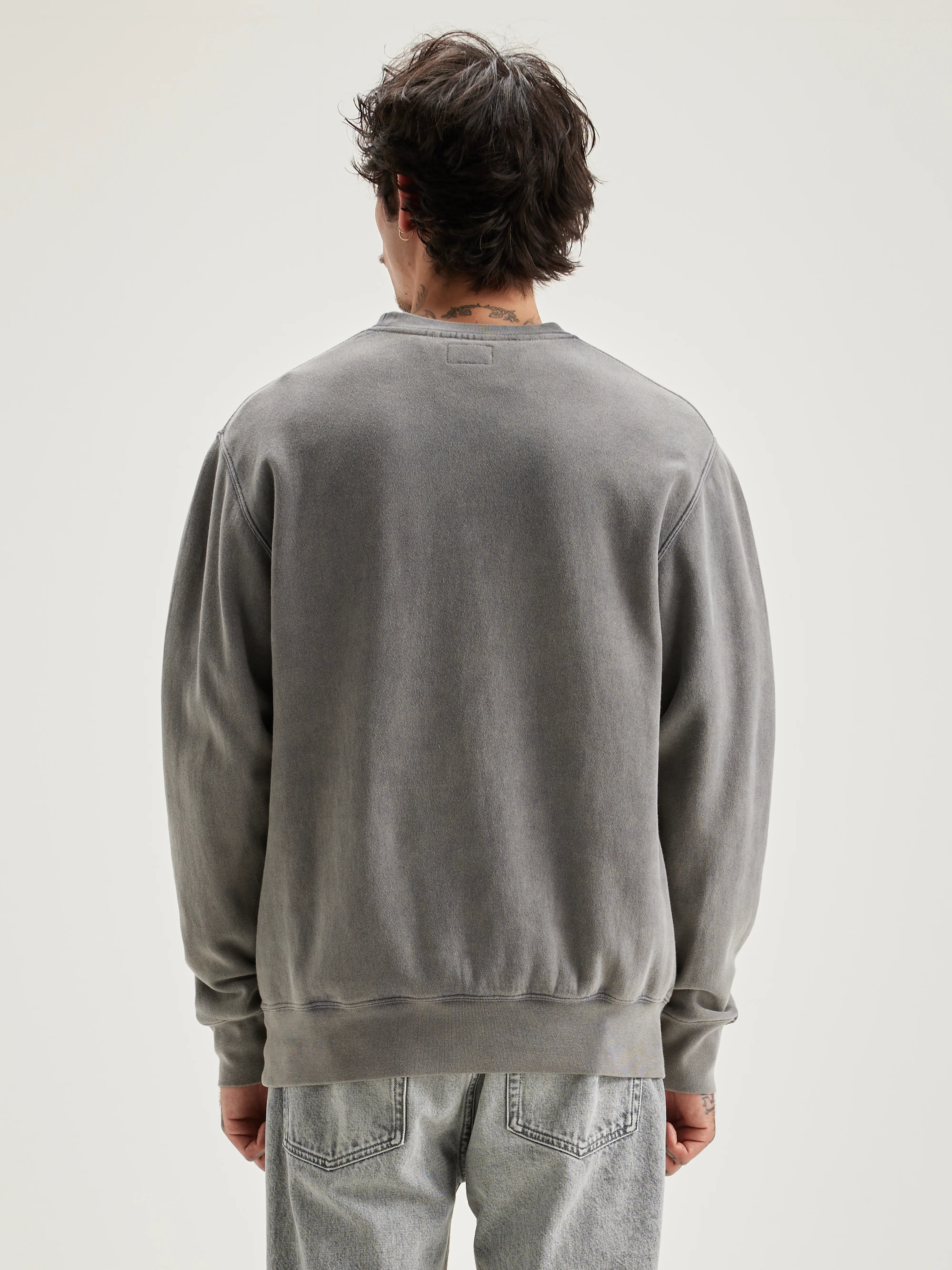 Sweatshirt Col Rond Flake - Deep grey Pour Homme | Bellerose