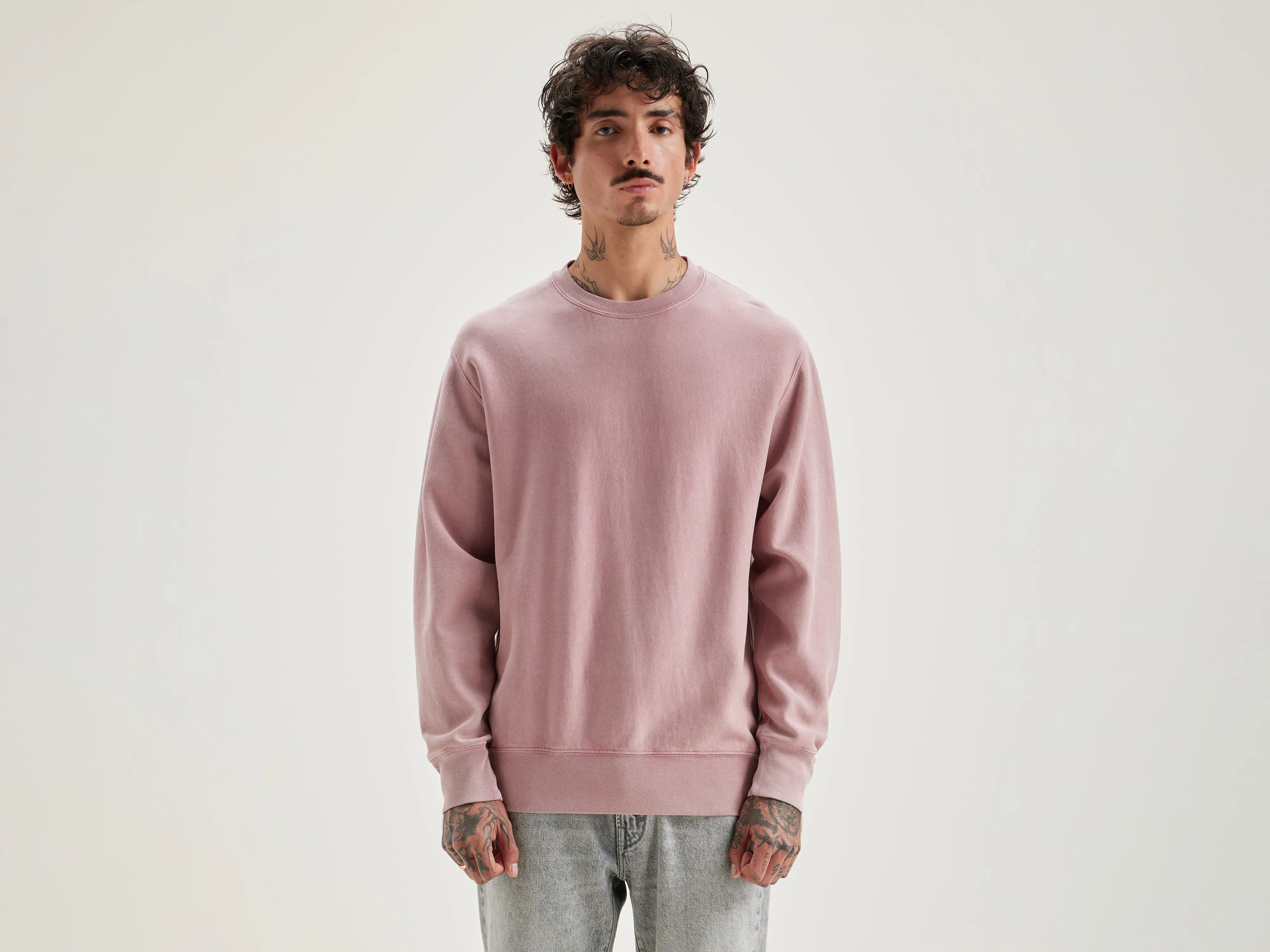 Sweatshirt col rond Flake (242 / M / POT POURRI)