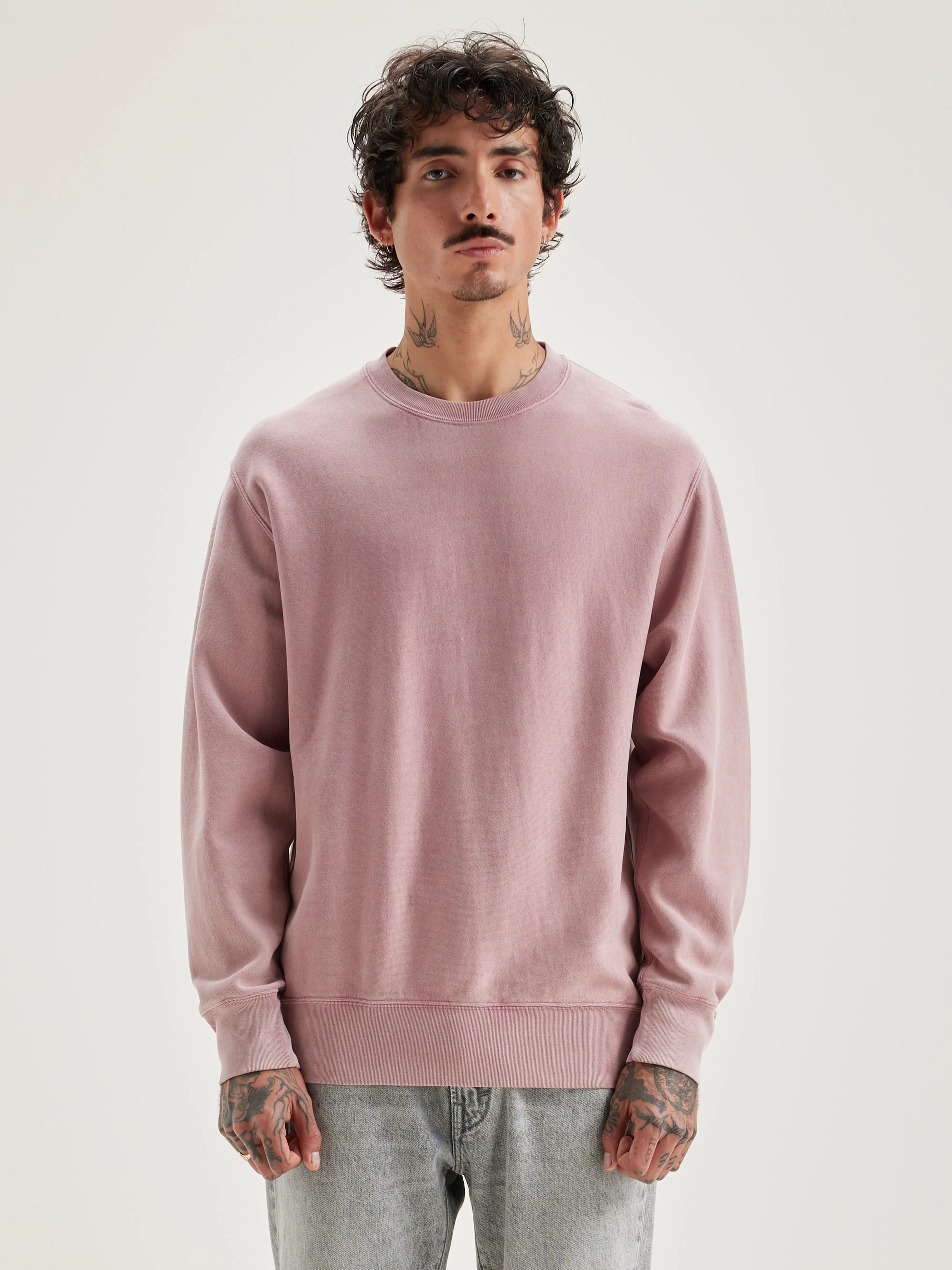 Flake Ronde Hals Sweatshirt - Pot pourri Voor Heren | Bellerose