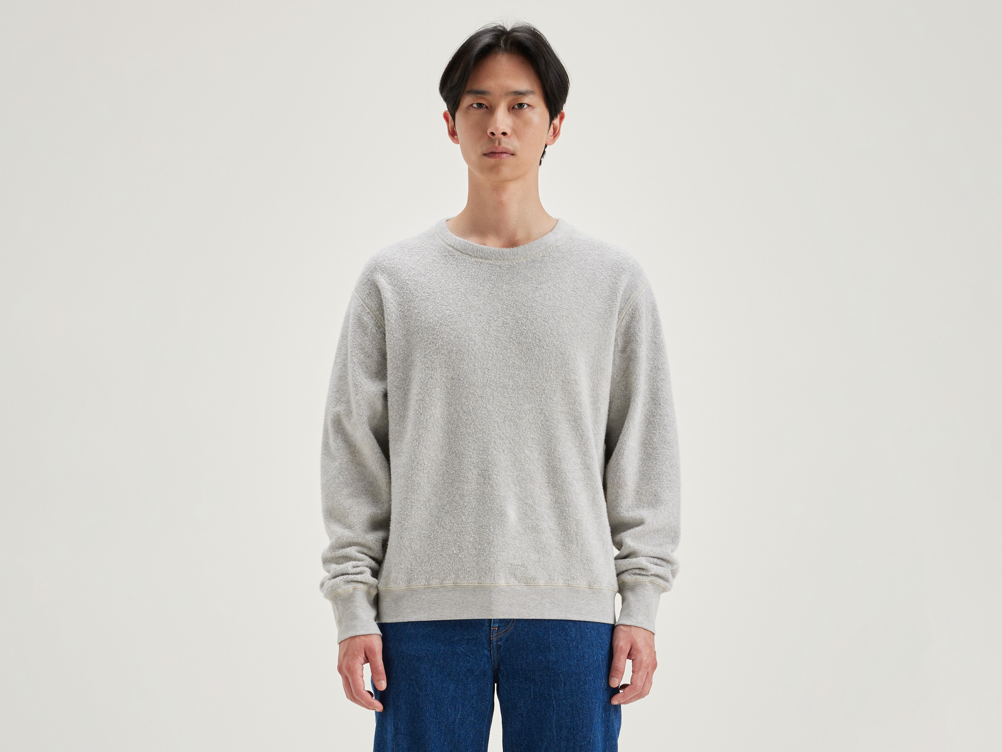 Sweatshirt col rond Matt (242 / M / H. GREY)