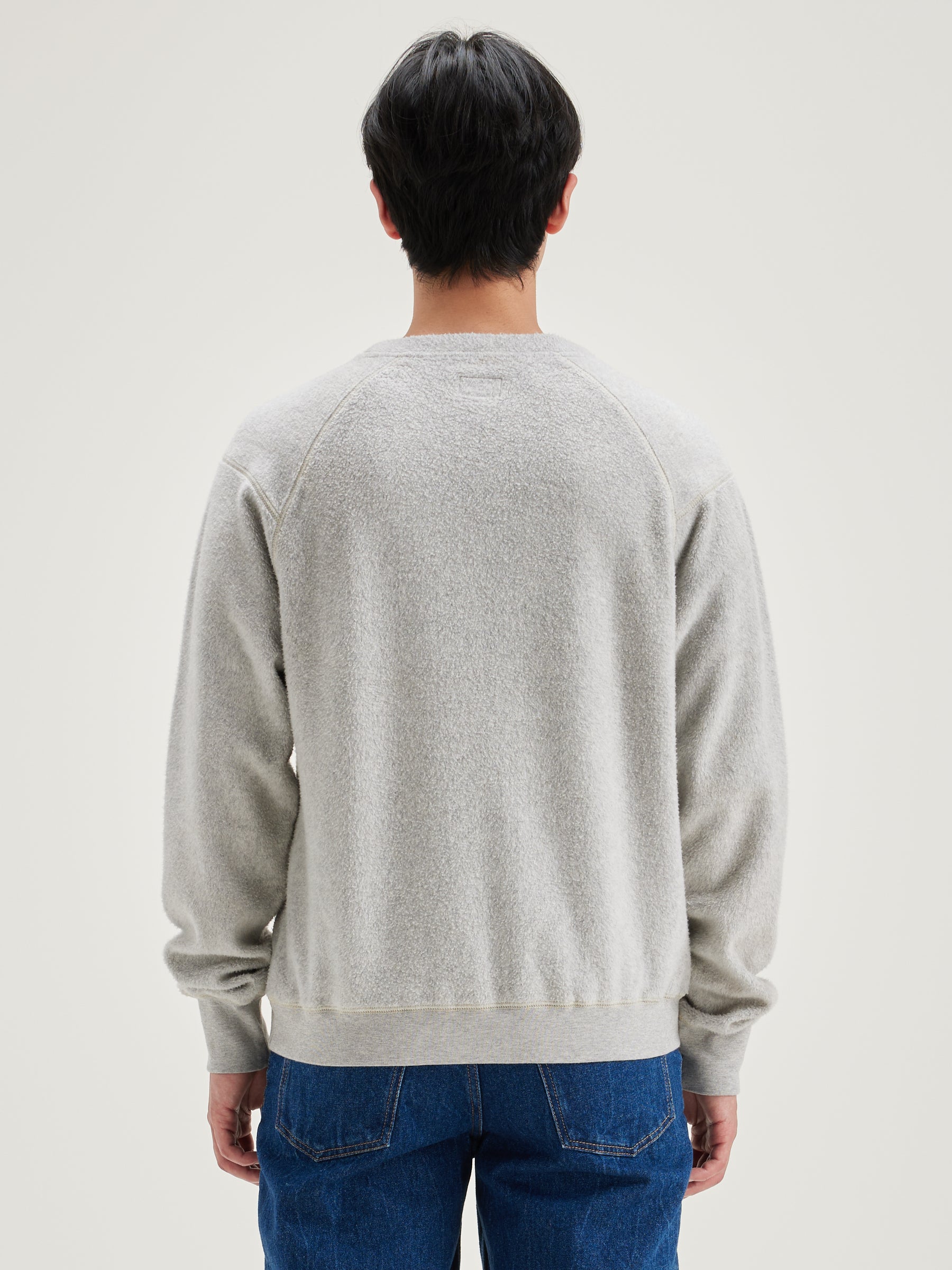 Matt Crew-neck Sweatshirt - Heather grey For Men | Bellerose