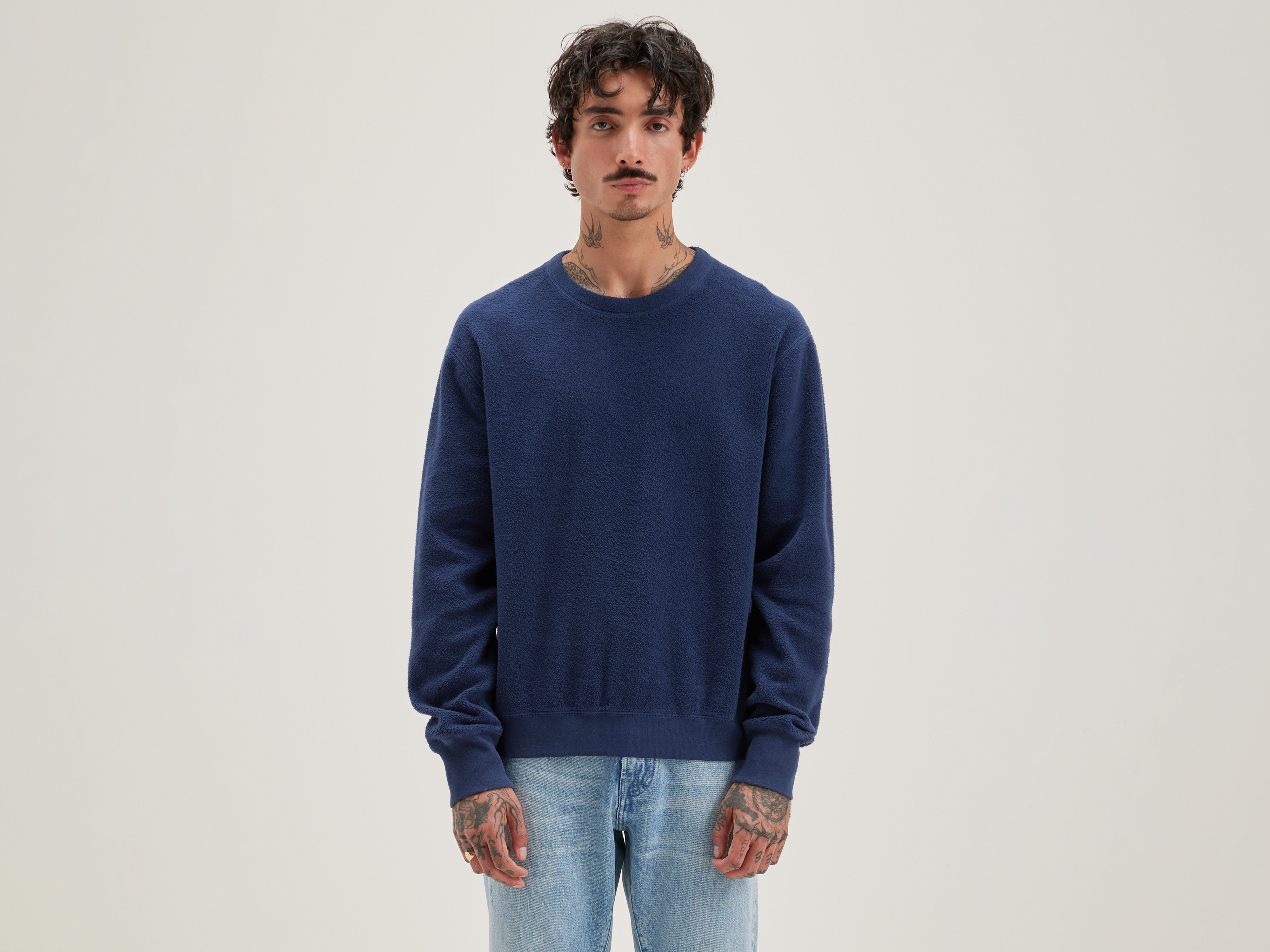 Matt crew-neck sweatshirt (242 / M / INK)