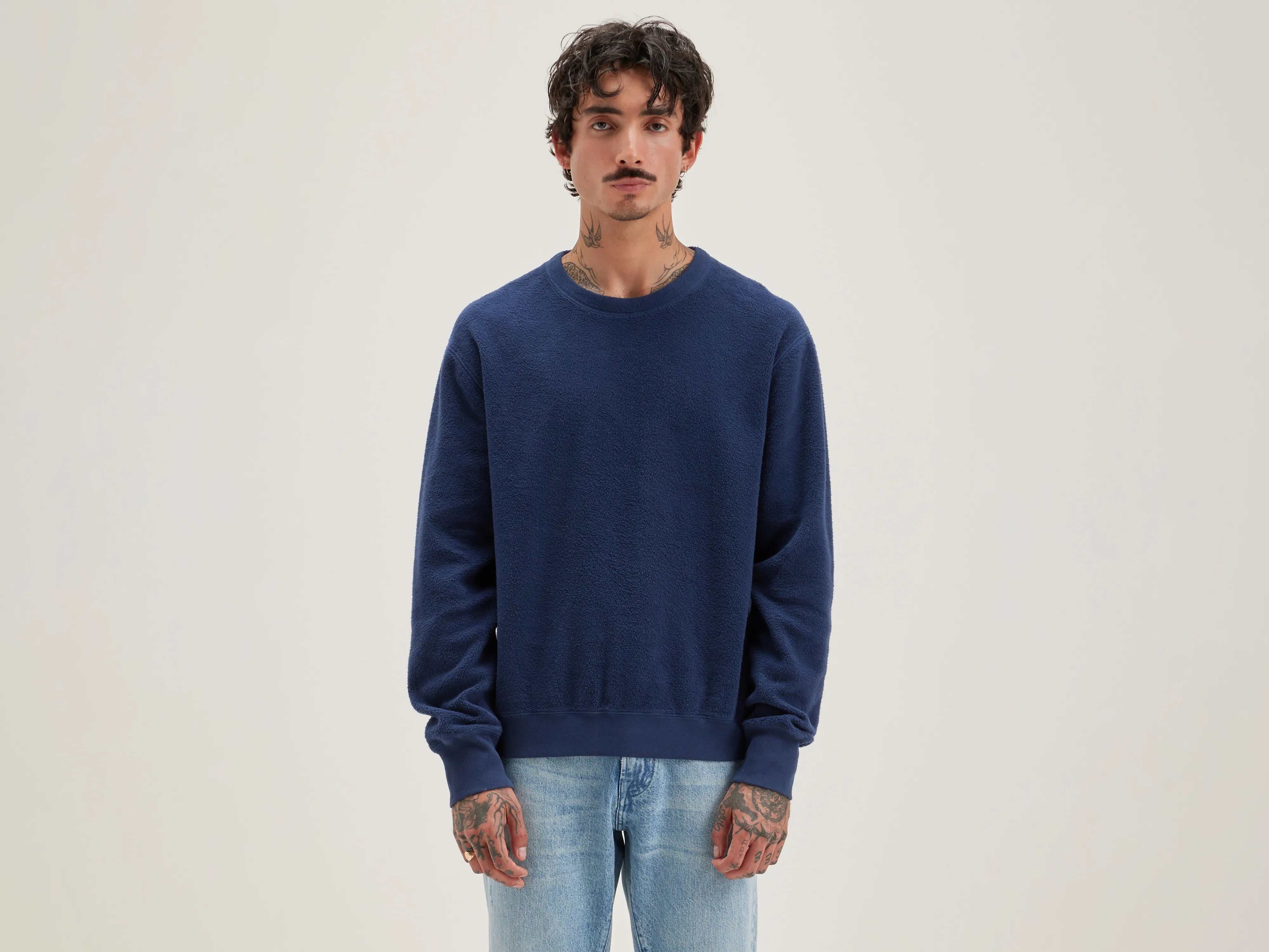 Sweatshirt col rond Matt (242 / M / INK)