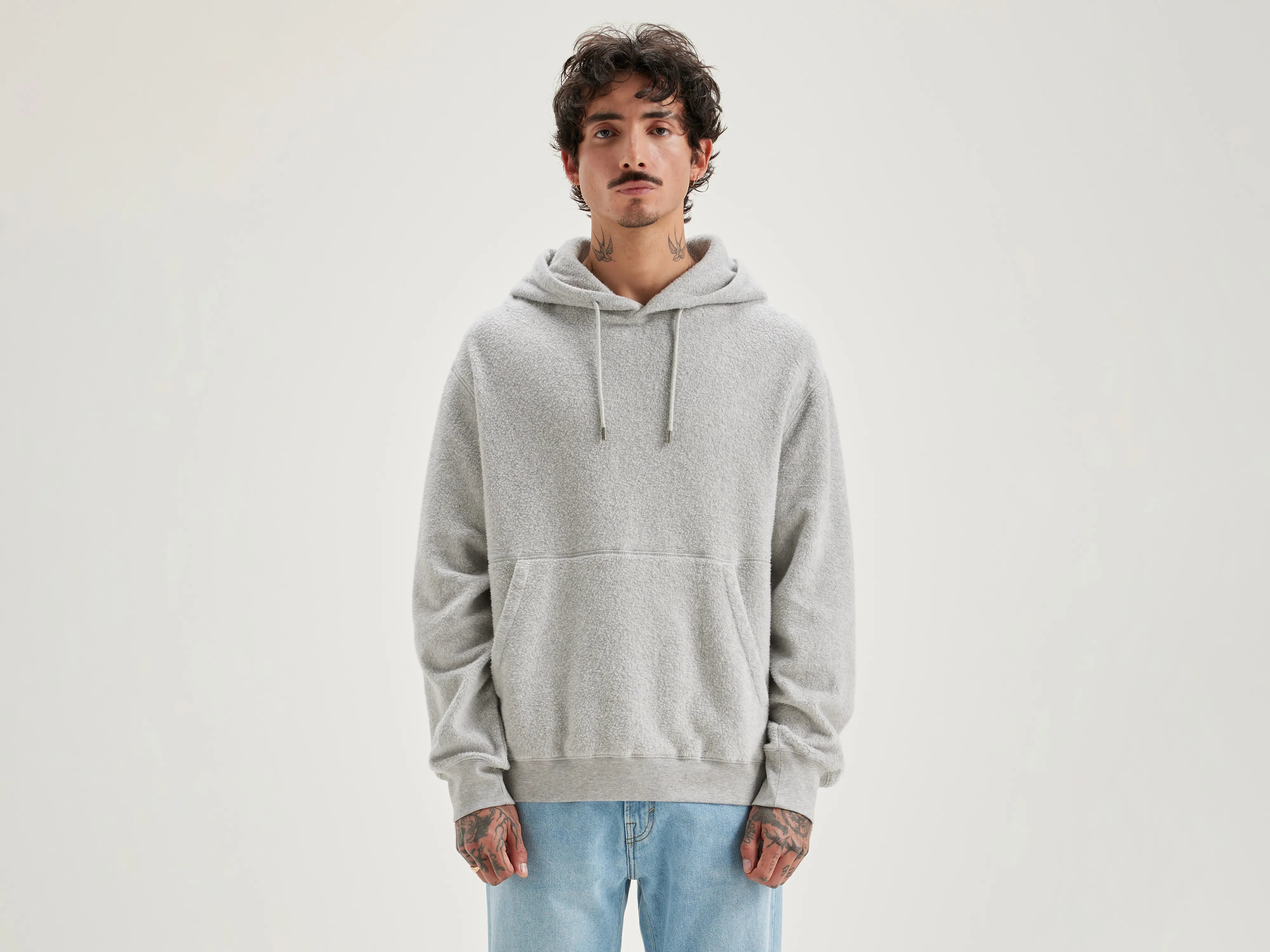 Sweatshirt à capuche Mattis (242 / M / H. GREY)