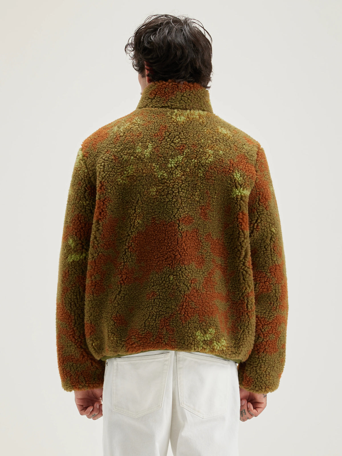 Jeremy Zip-up Teddy Sweatshirt - Military Für Men | Bellerose
