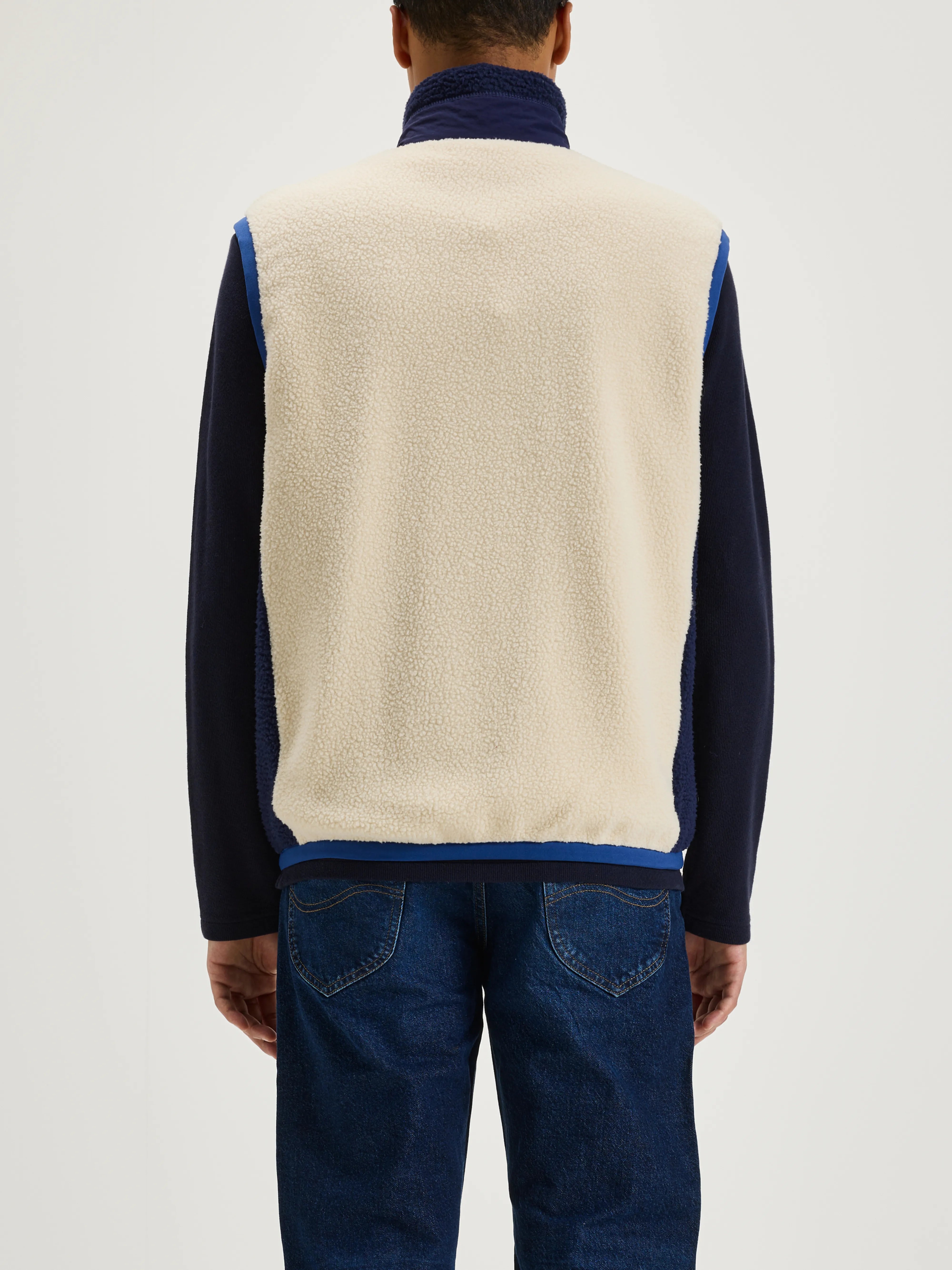 Jarrod Mouwloos Sweatshirt - Calcaire Voor Heren | Bellerose