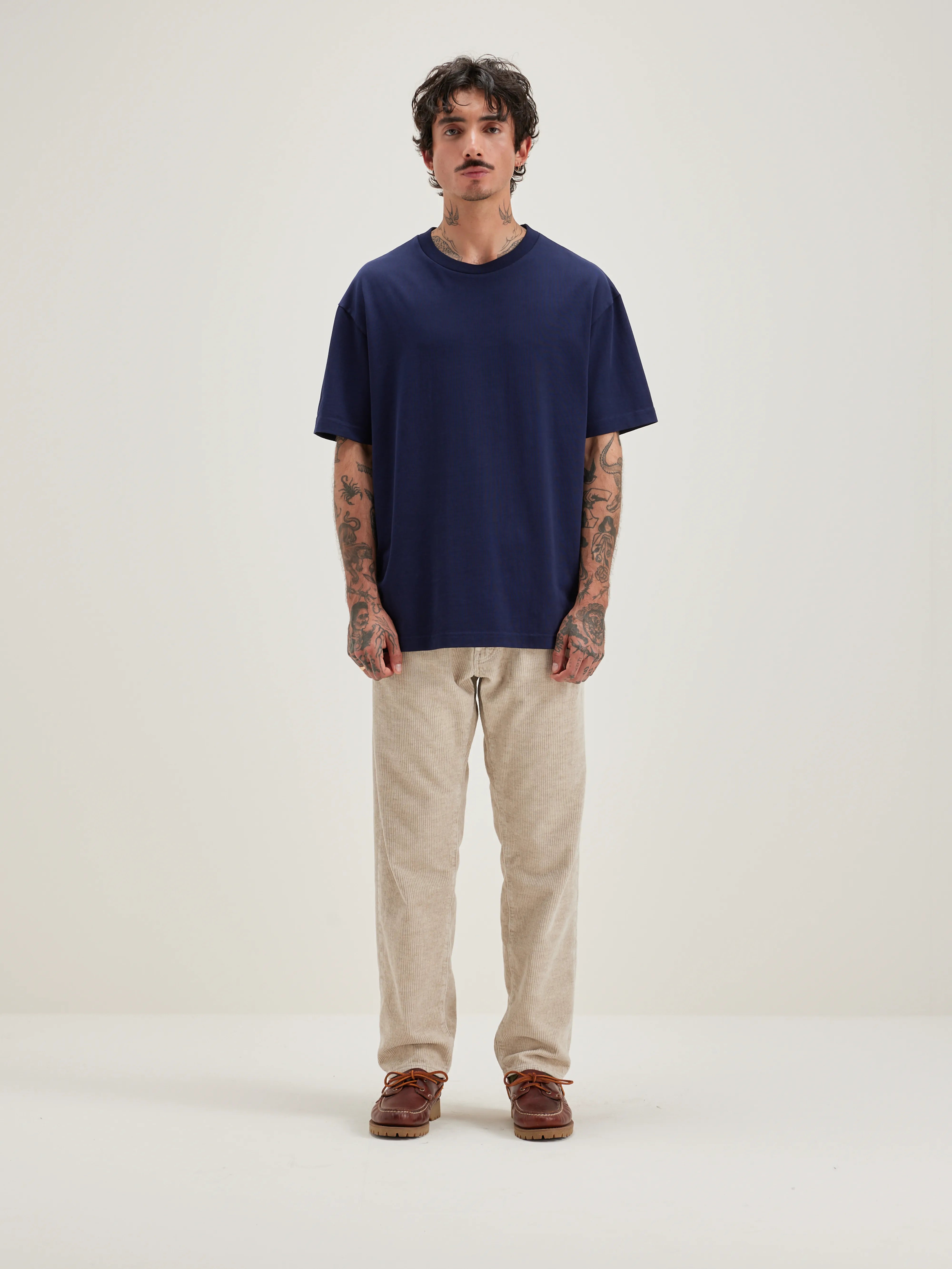 T-shirt À Manches Longues Vlugs - Naval Pour Homme | Bellerose