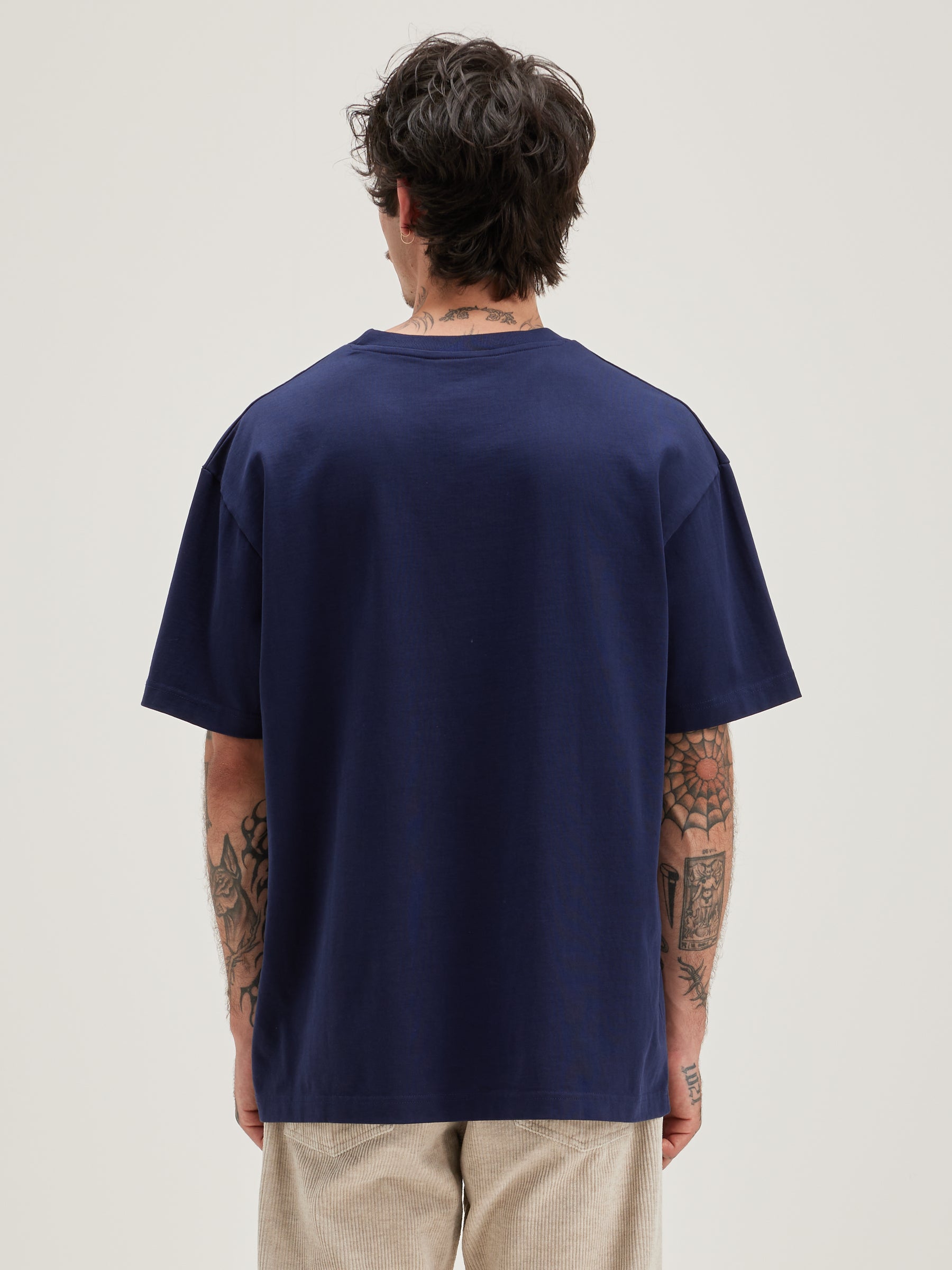 Vlugs Lange Mouwen T-shirt - Naval Voor Heren | Bellerose