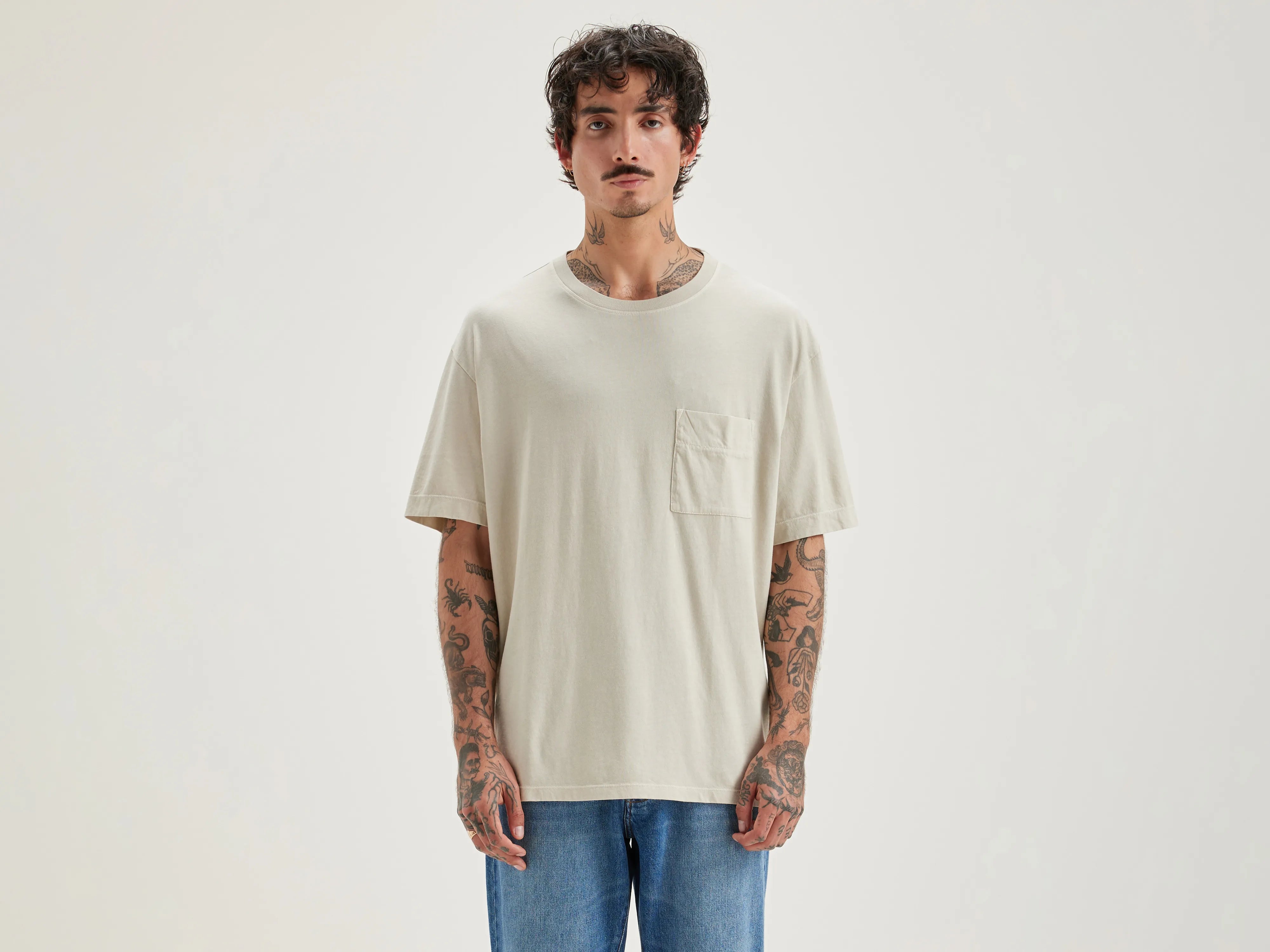 Vanick korte mouwen t-shirt (242 / M / SAND)