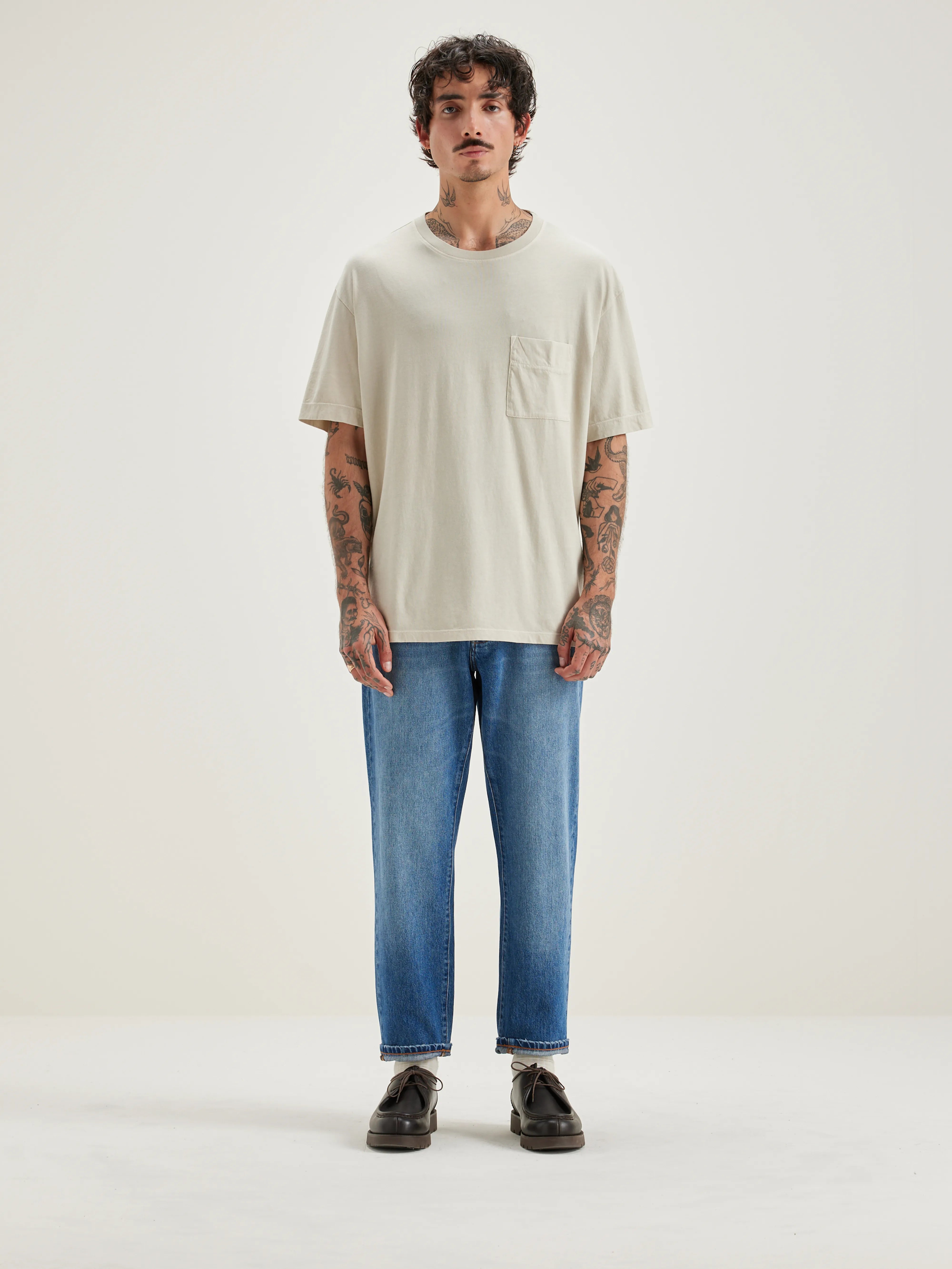 T-shirt À Manches Courtes Vanick - Sand Pour Homme | Bellerose