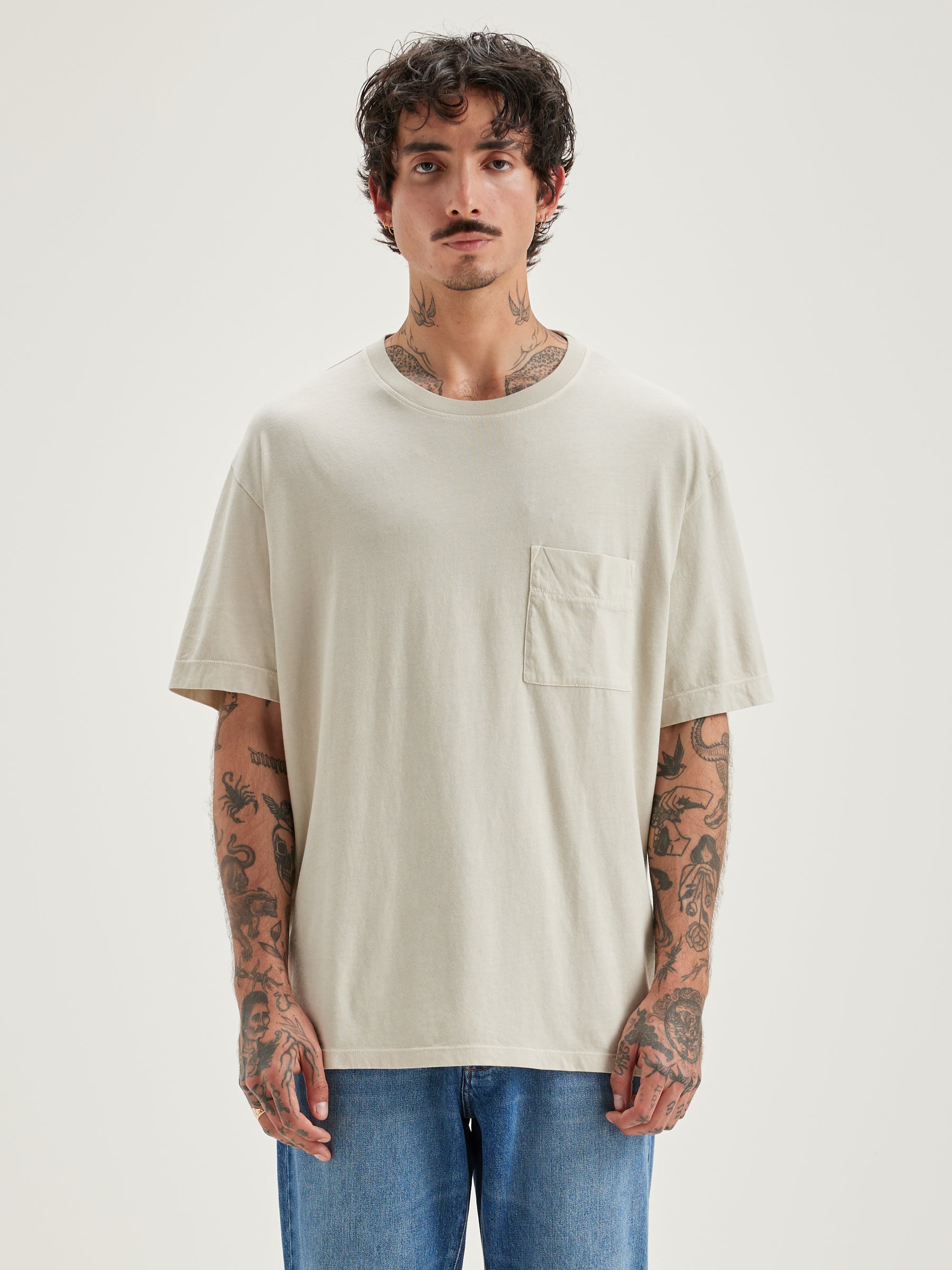 Vanick Korte Mouwen T-shirt - Sand Voor Heren | Bellerose