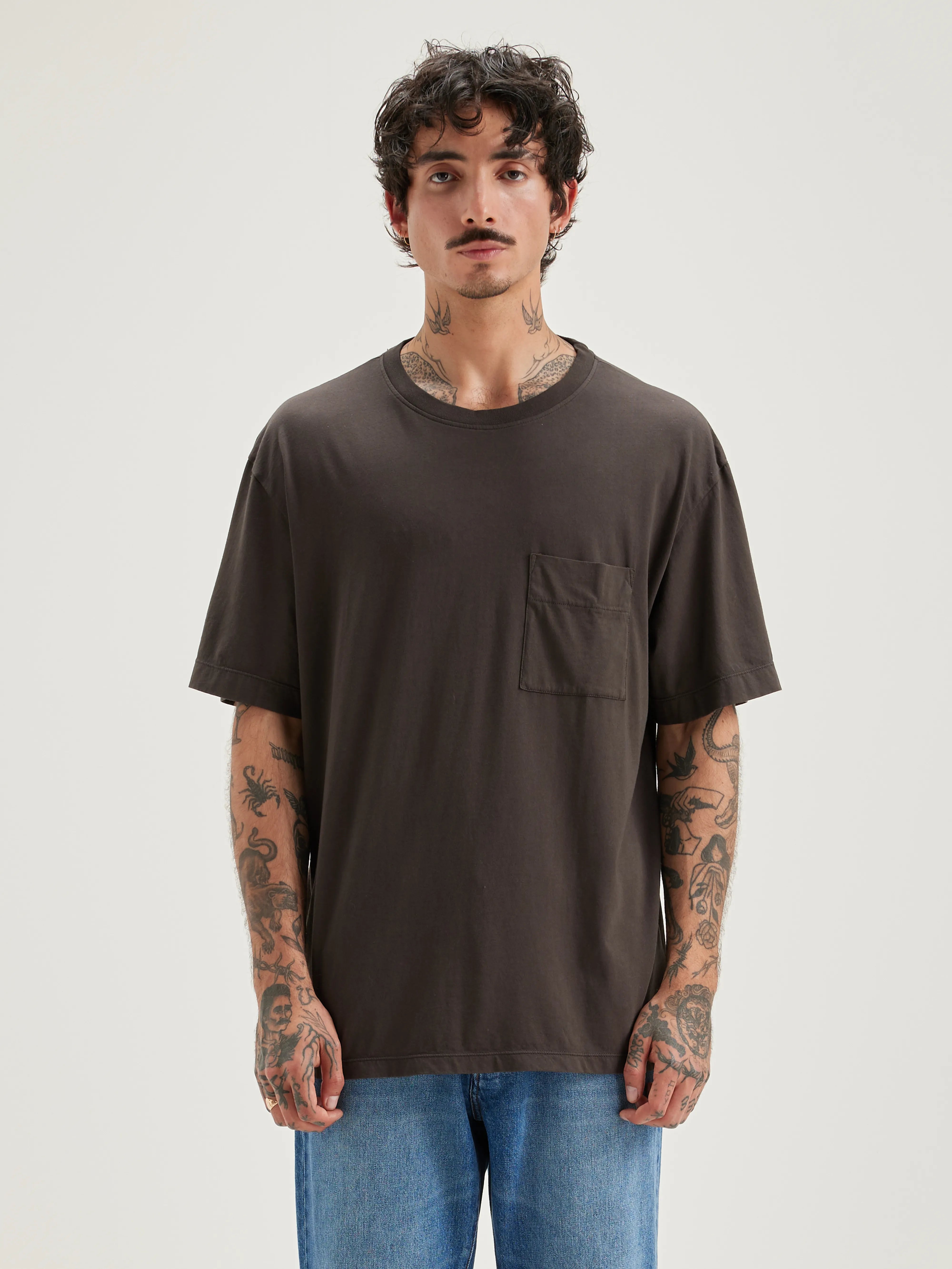 Vanick Korte Mouwen T-shirt - Deep grey Voor Heren | Bellerose