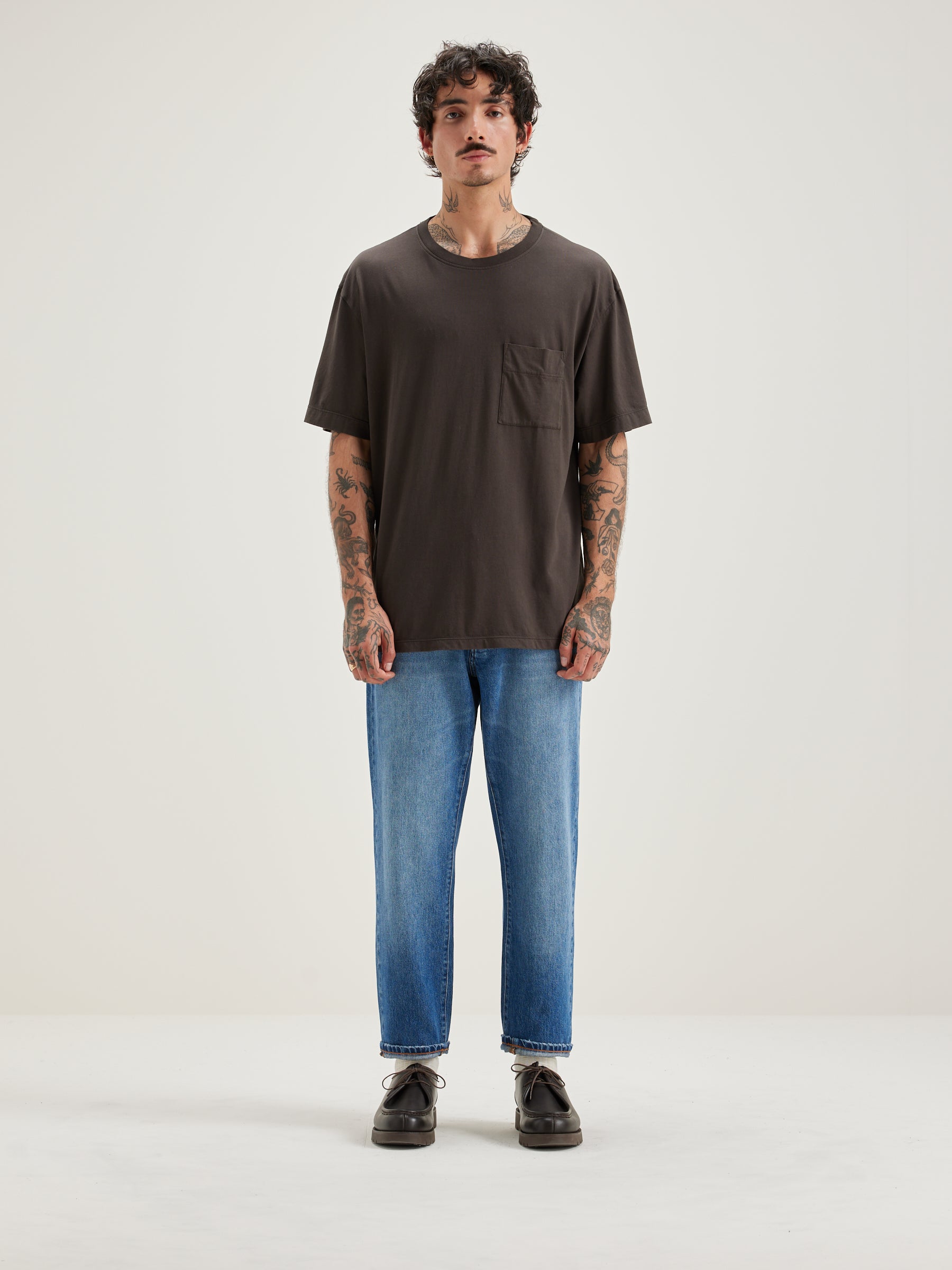 Vanick Korte Mouwen T-shirt - Deep grey Voor Heren | Bellerose