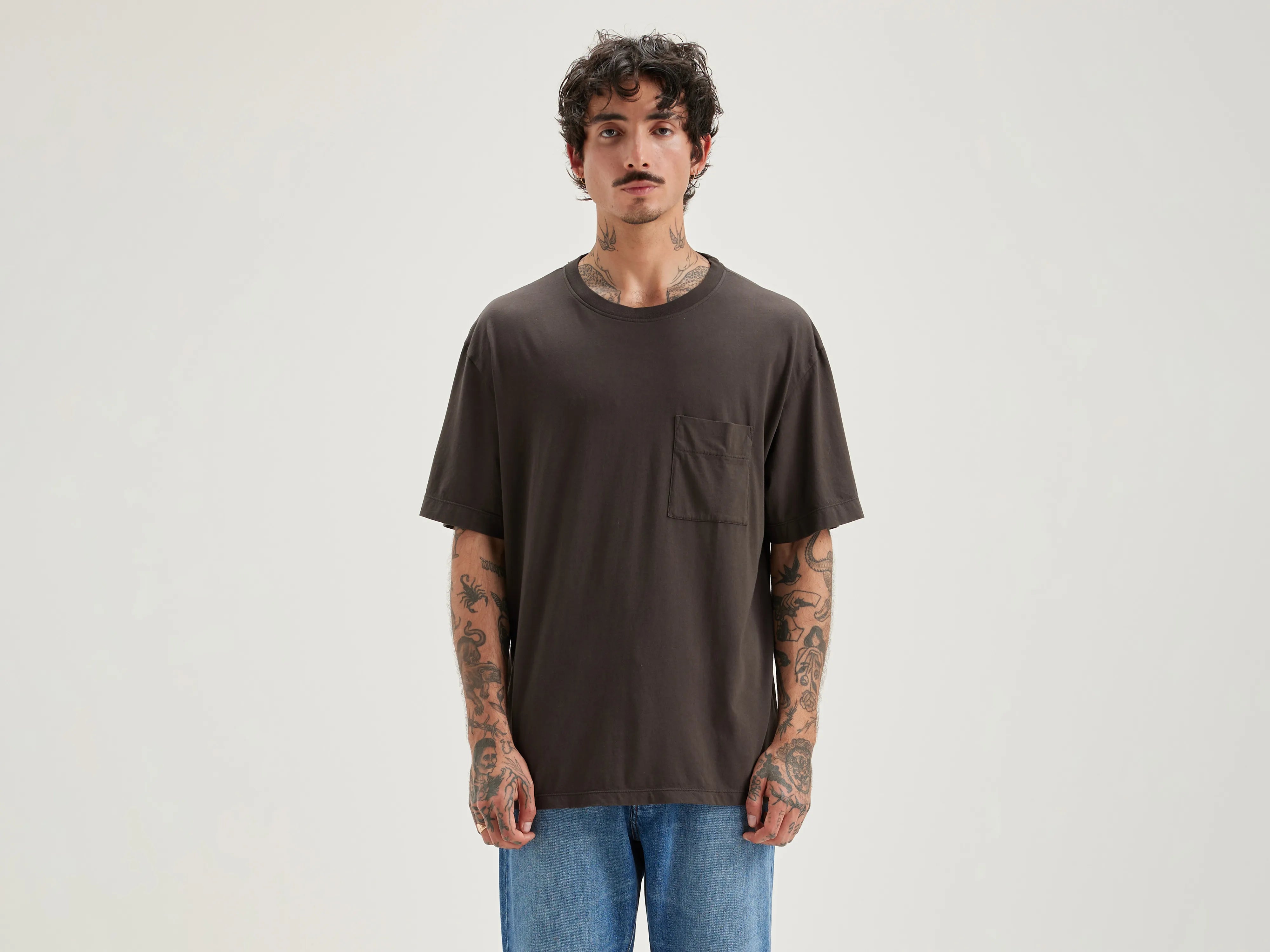 Vanick korte mouwen t-shirt (242 / M / DEEP GREY)