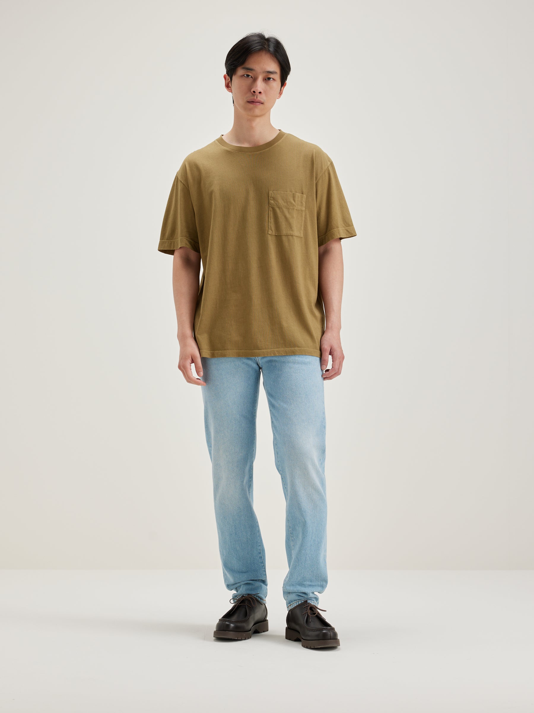 T-shirt À Manches Courtes Vanick - Tan Pour Homme | Bellerose